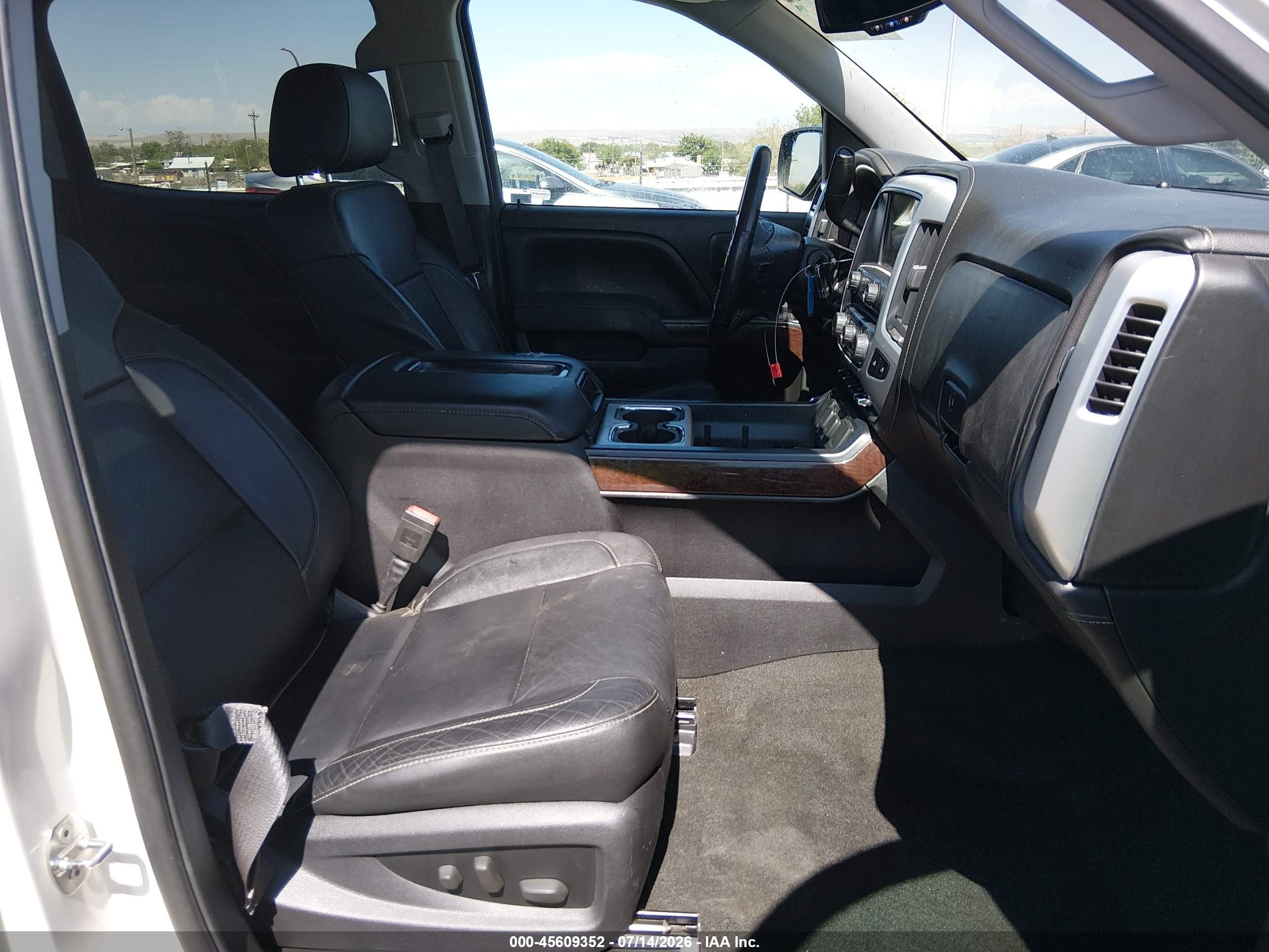 2014 Gmc Sierra 1500 Slt White vin: 3GTP1VECXEG481793