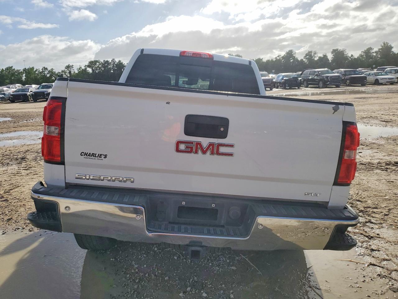 2015 Gmc Sierra C1500 Slt White vin: 3GTP1VECXFG296984