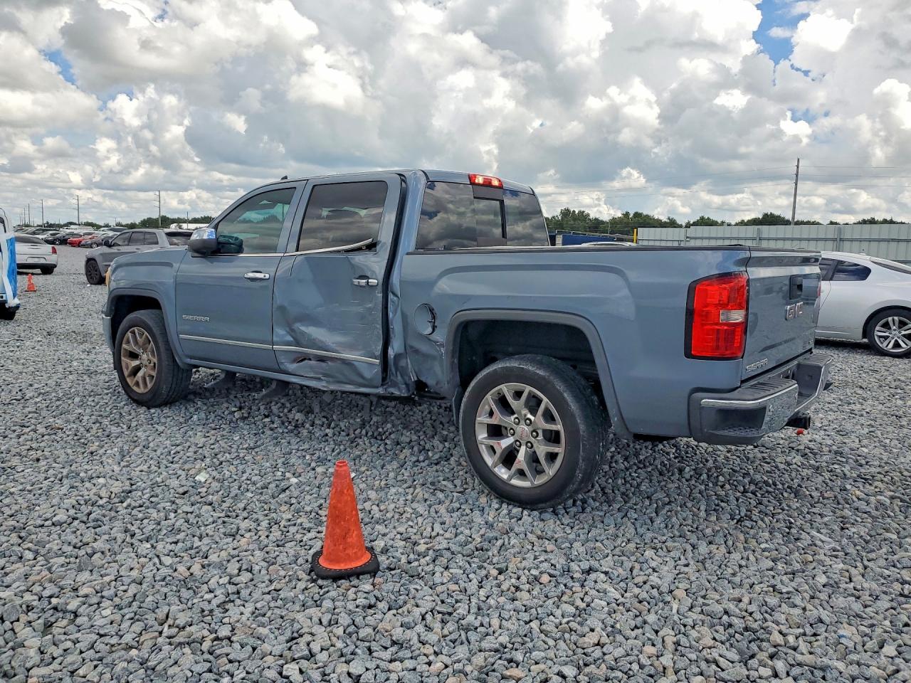 2015 Gmc Sierra C1500 Slt Gray vin: 3GTP1VECXFG342877
