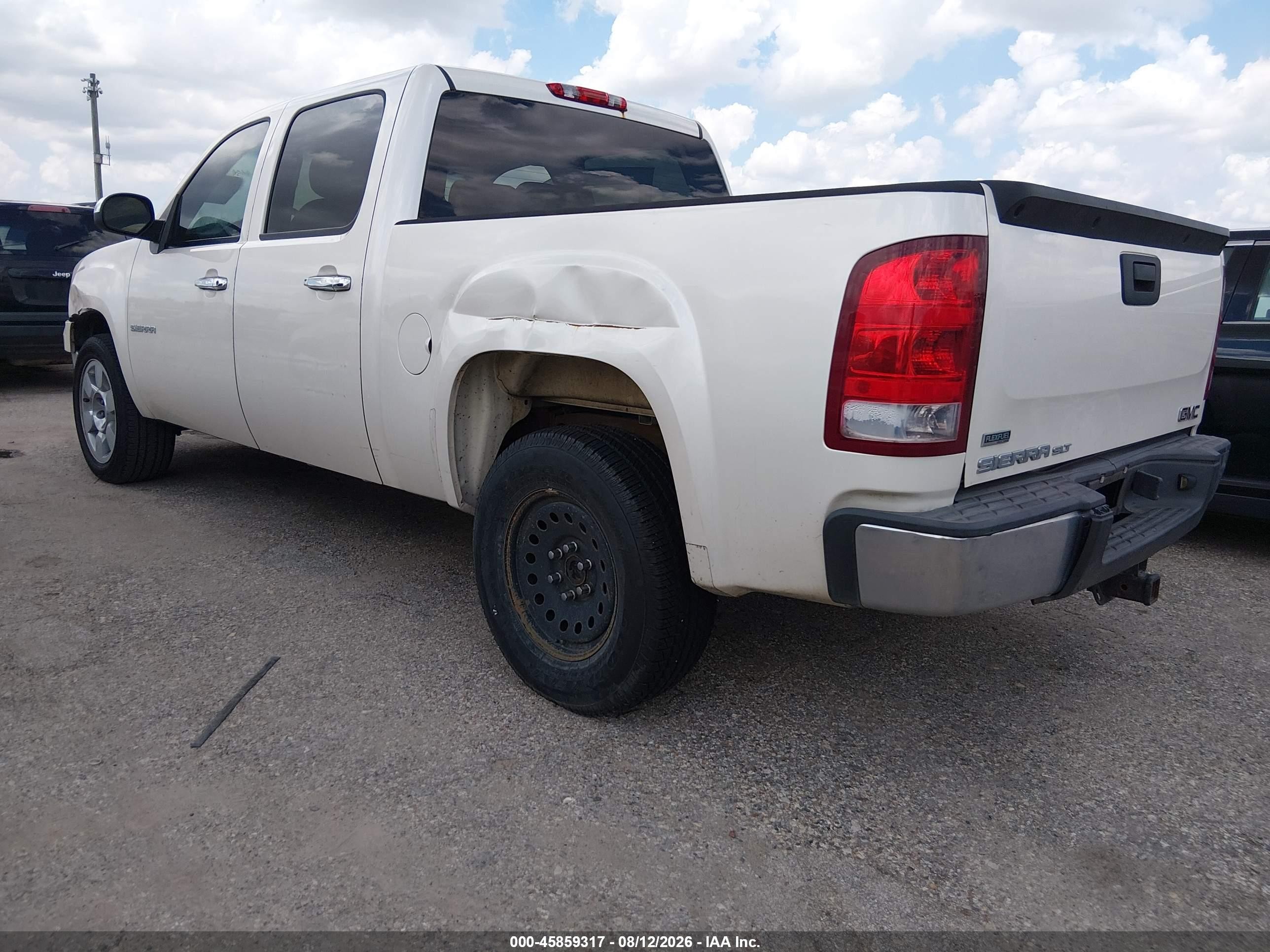 2011 Gmc Sierra 1500 Slt White vin: 3GTP1WE07BG246212
