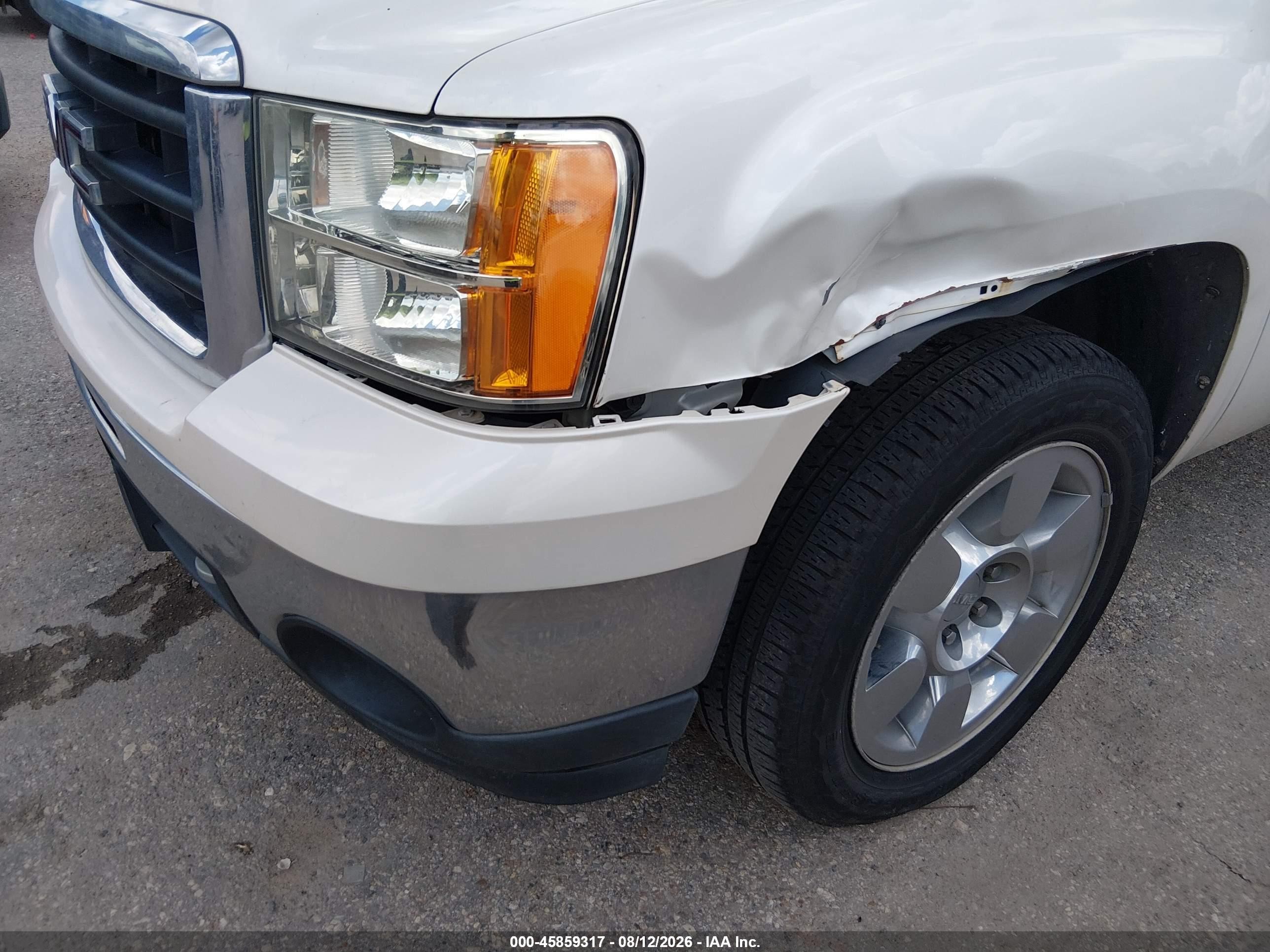 2011 Gmc Sierra 1500 Slt White vin: 3GTP1WE07BG246212
