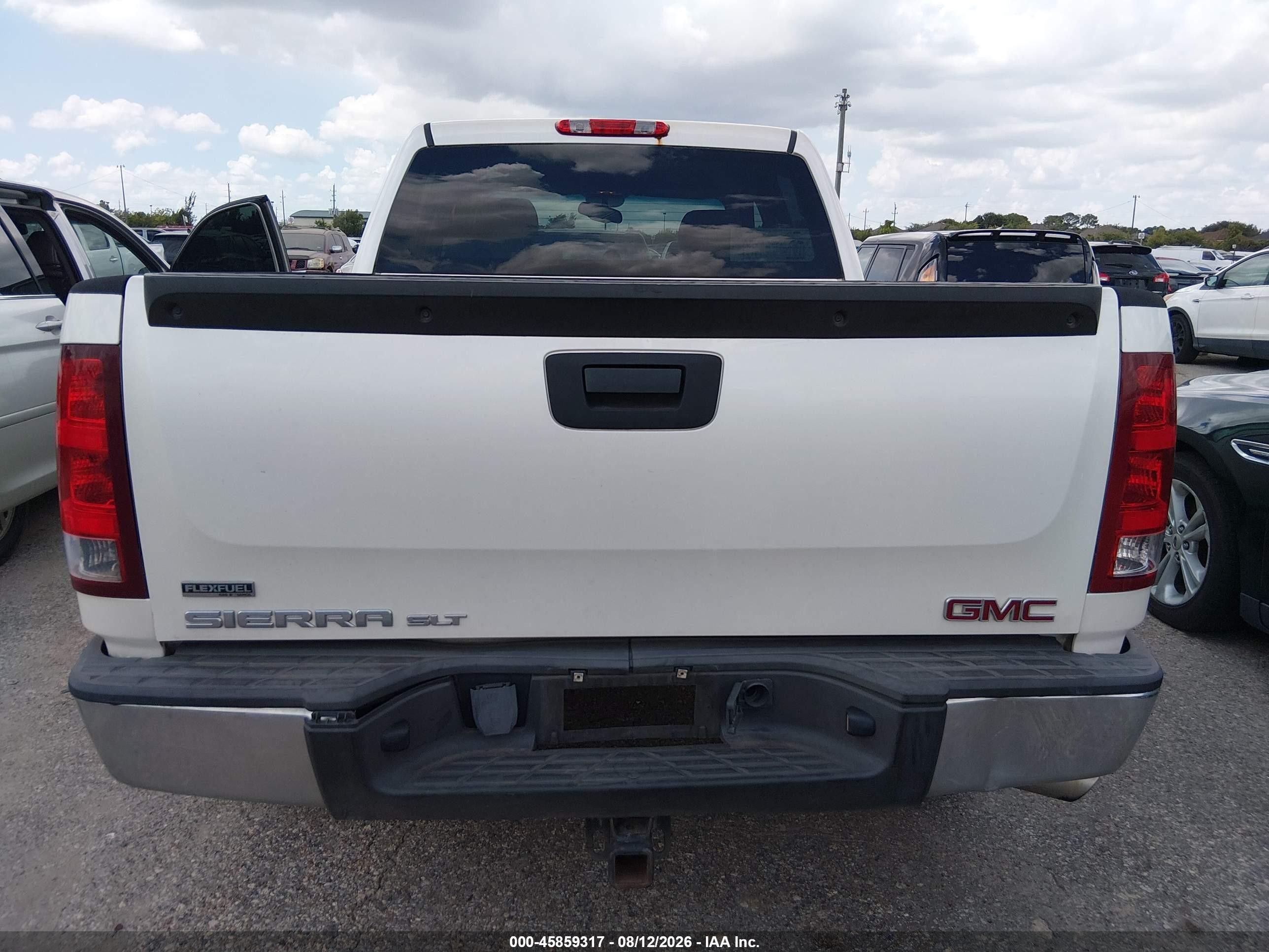 2011 Gmc Sierra 1500 Slt White vin: 3GTP1WE07BG246212