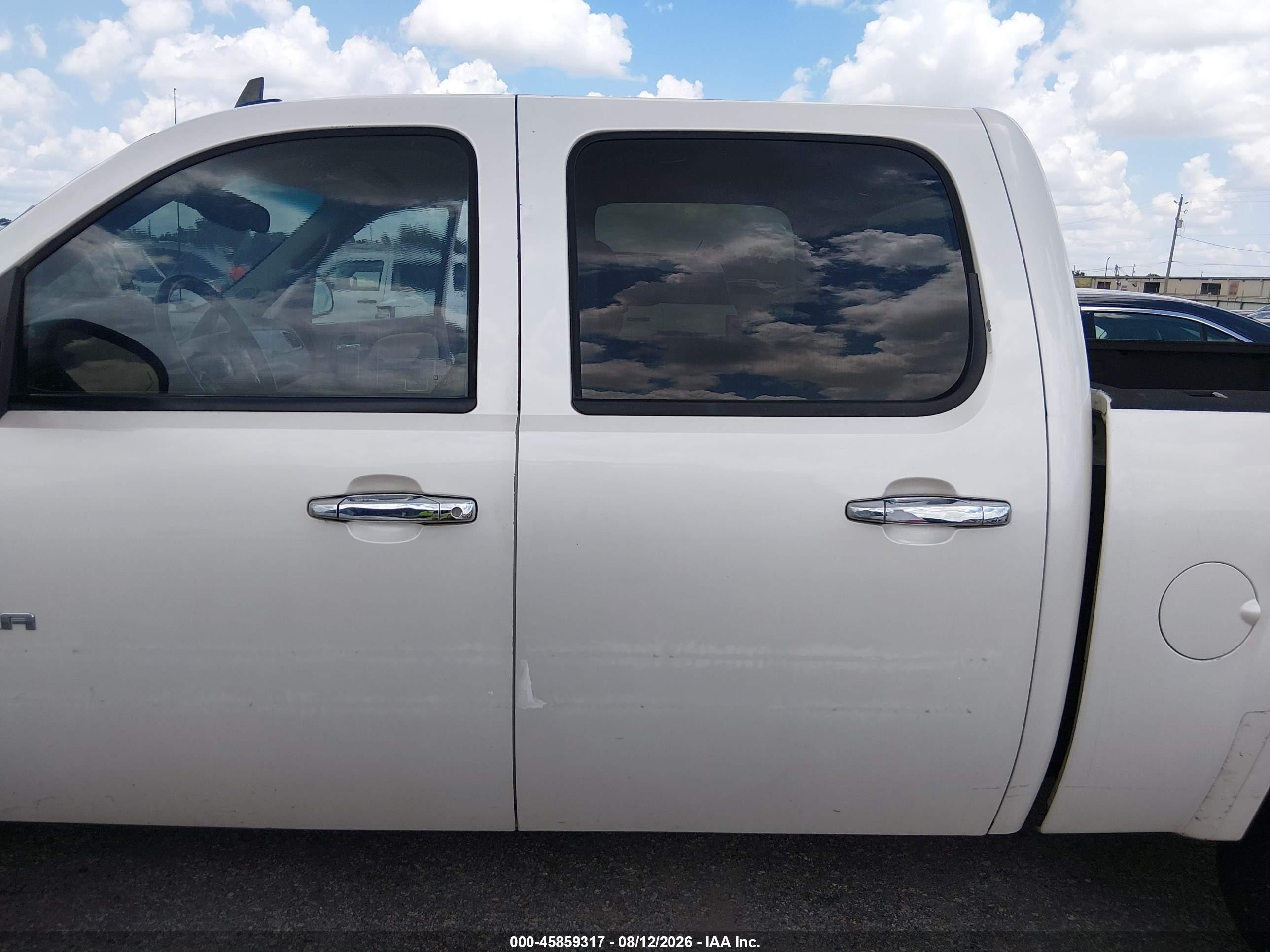 2011 Gmc Sierra 1500 Slt White vin: 3GTP1WE07BG246212