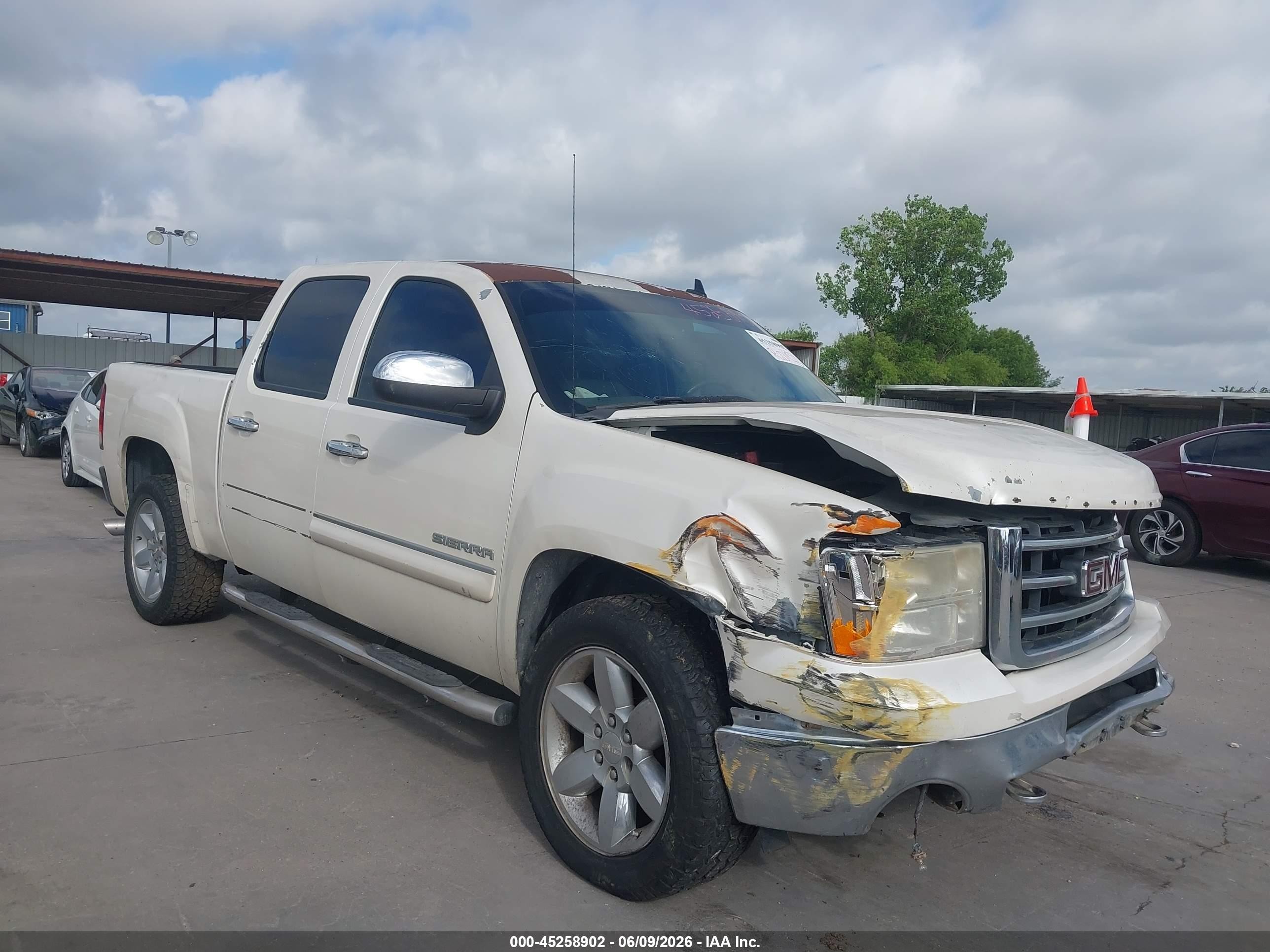 2012 Gmc Sierra 1500 Slt Белый vin: 3GTP1WE0XCG301642