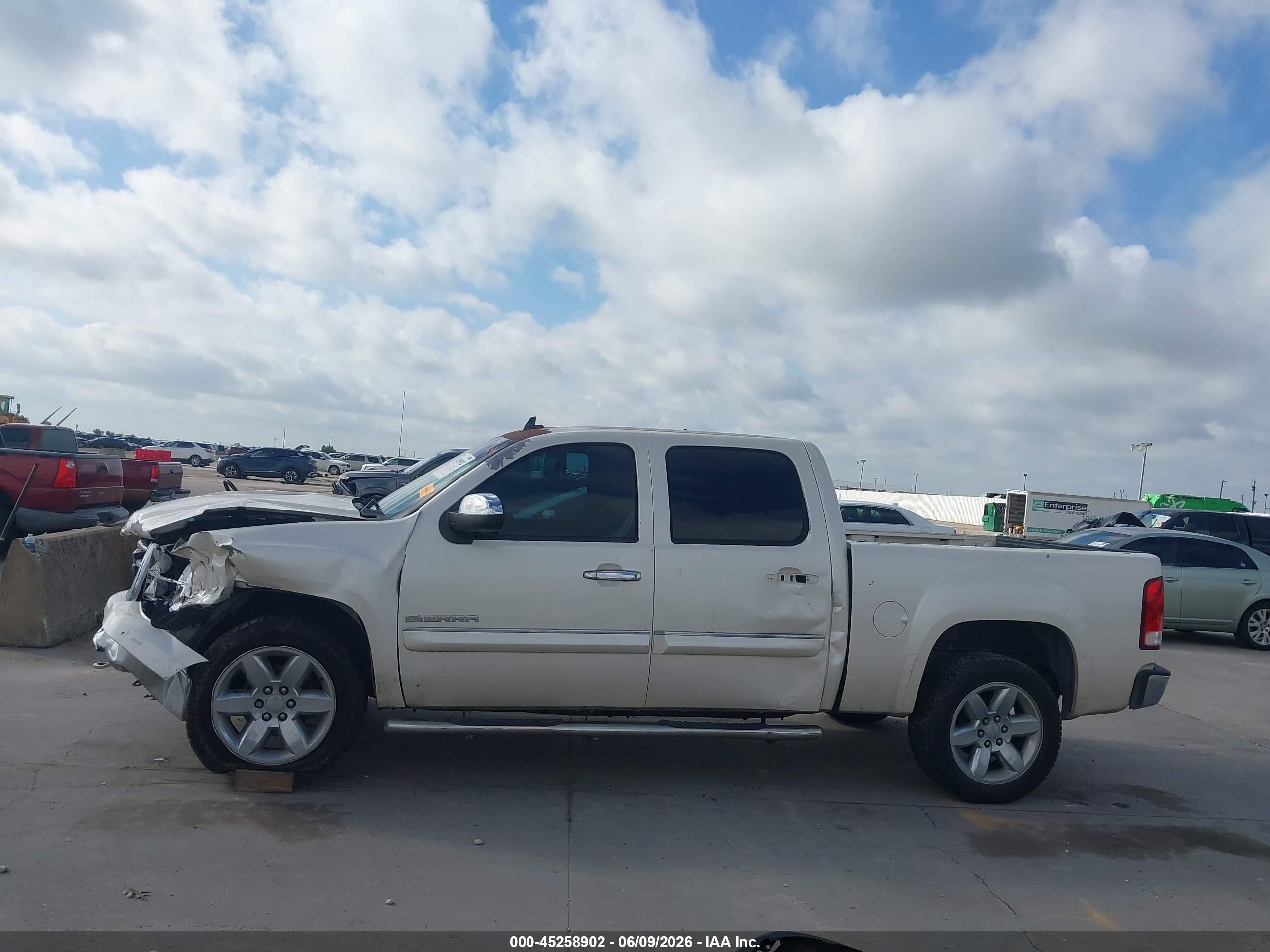 2012 Gmc Sierra 1500 Slt Белый vin: 3GTP1WE0XCG301642
