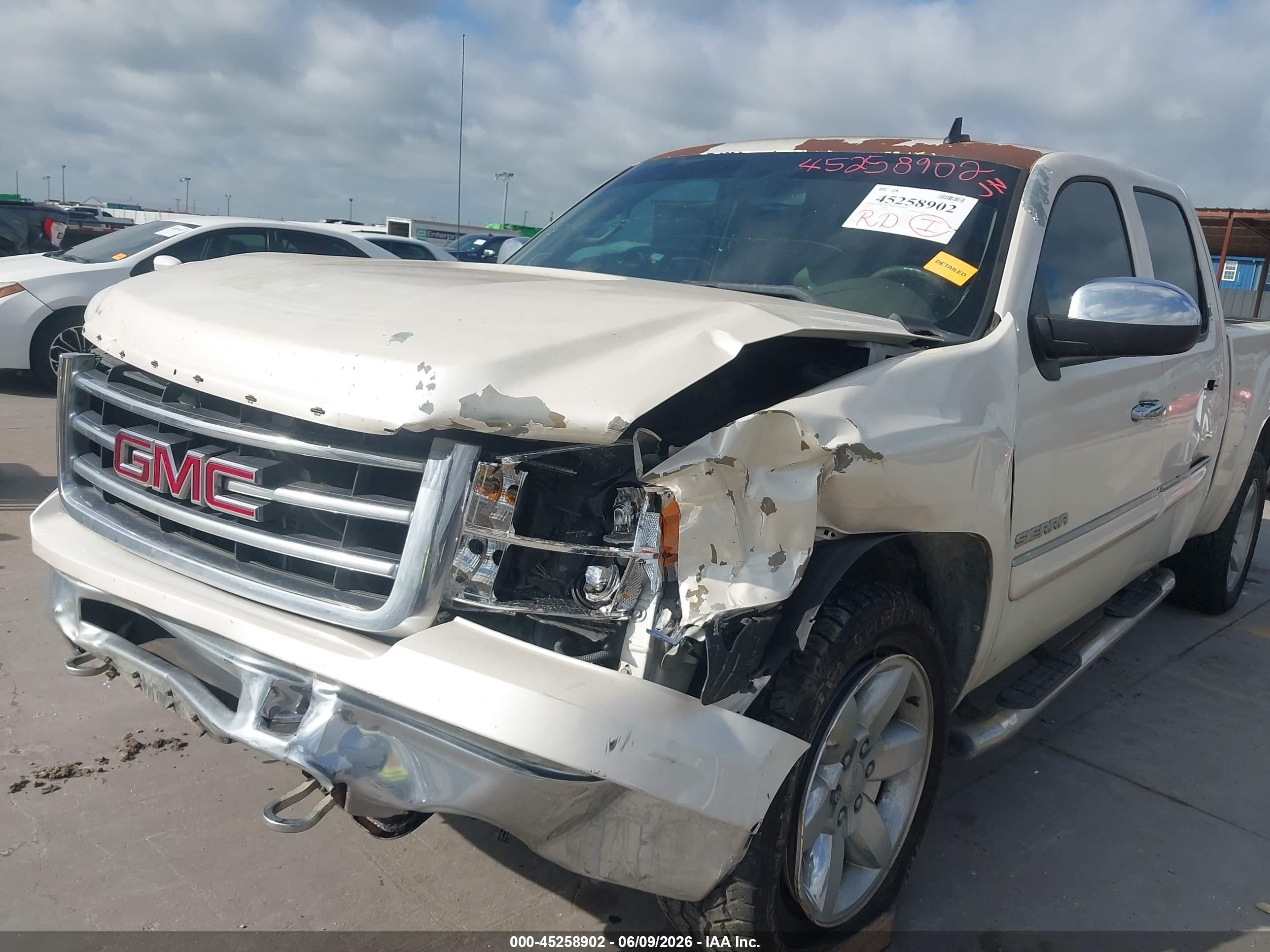2012 Gmc Sierra 1500 Slt Белый vin: 3GTP1WE0XCG301642