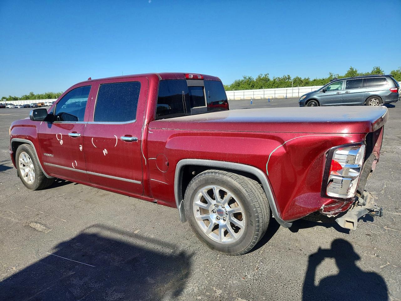 2015 Gmc Sierra C1500 Denali Burgundy vin: 3GTP1WEC5FG339195