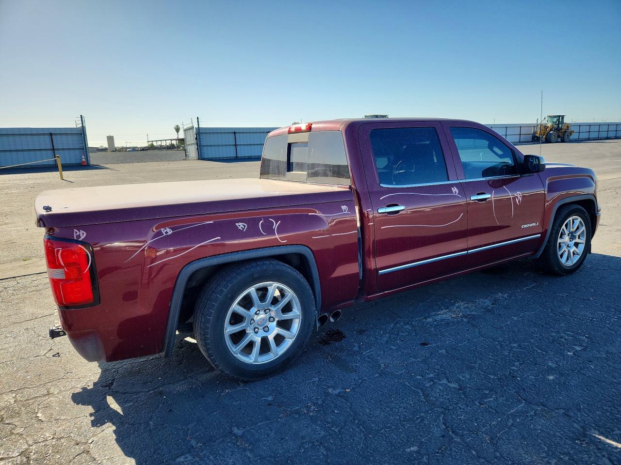 2015 Gmc Sierra C1500 Denali Burgundy vin: 3GTP1WEC5FG339195