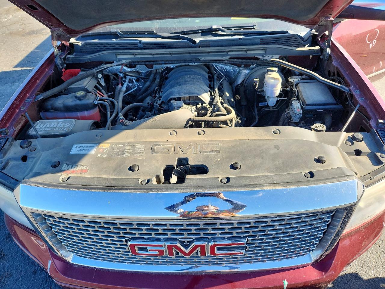 2015 Gmc Sierra C1500 Denali Burgundy vin: 3GTP1WEC5FG339195