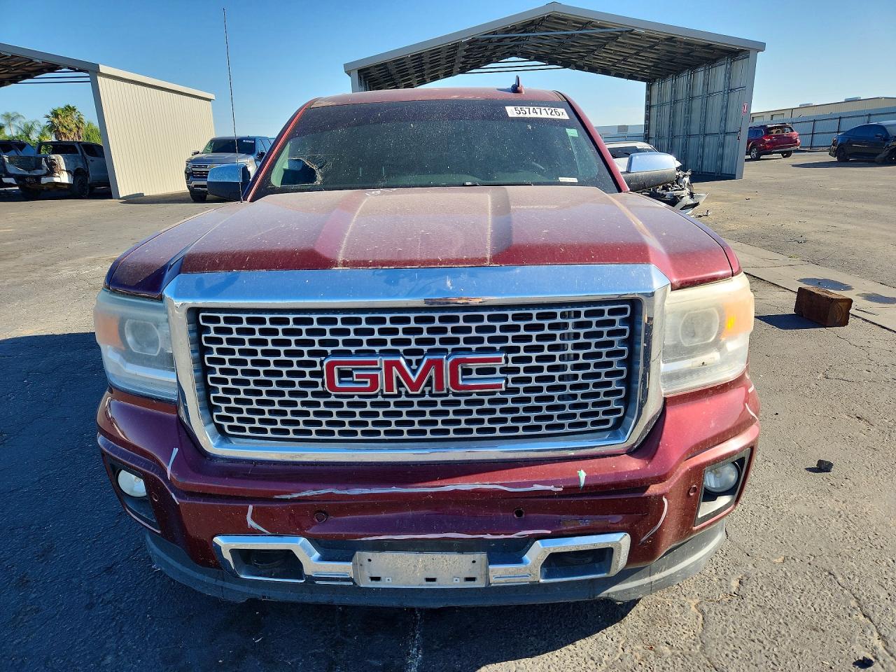 2015 Gmc Sierra C1500 Denali Burgundy vin: 3GTP1WEC5FG339195