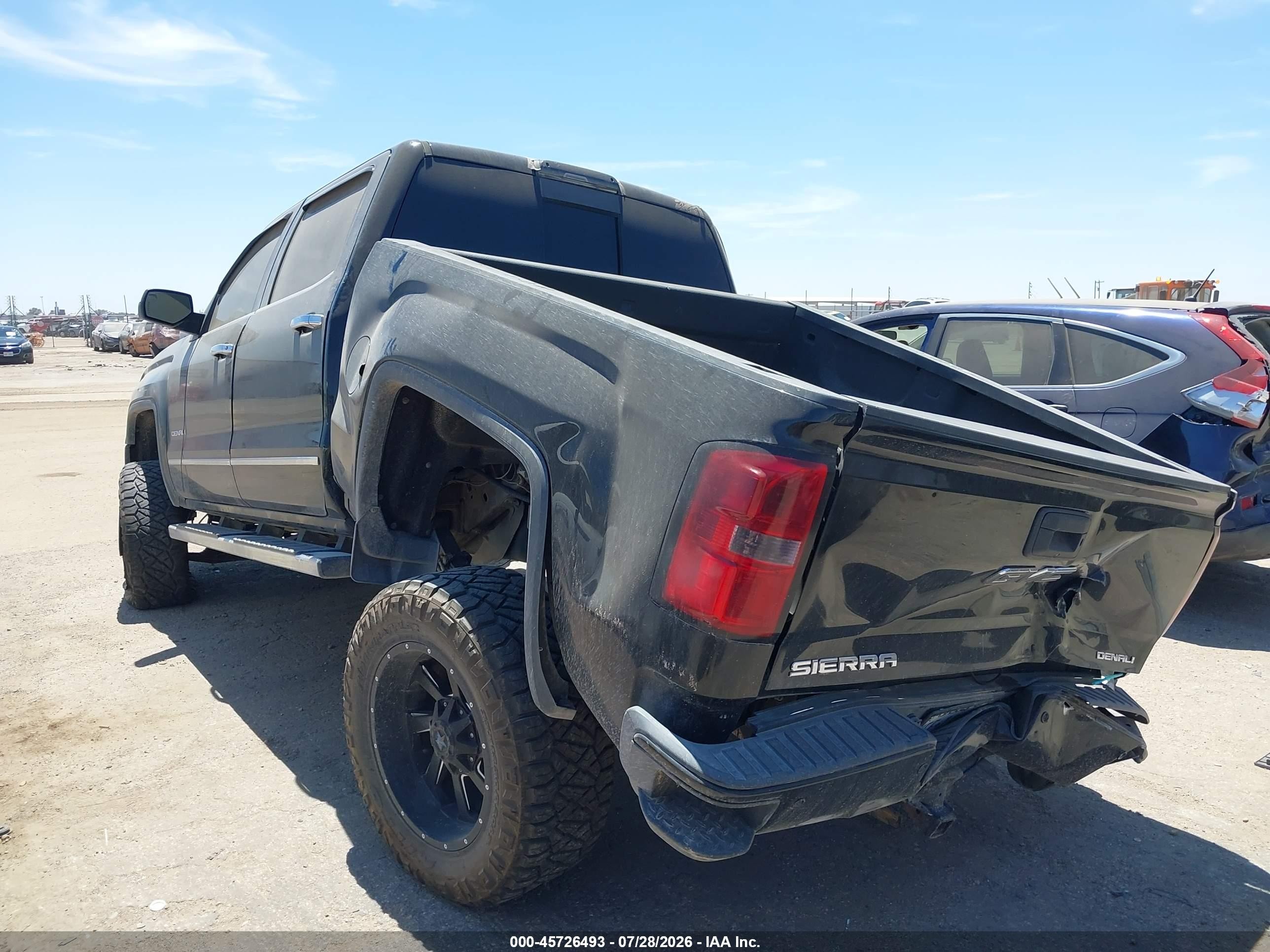 2015 Gmc Sierra 1500 Denali Черный vin: 3GTP1WEC5FG450880
