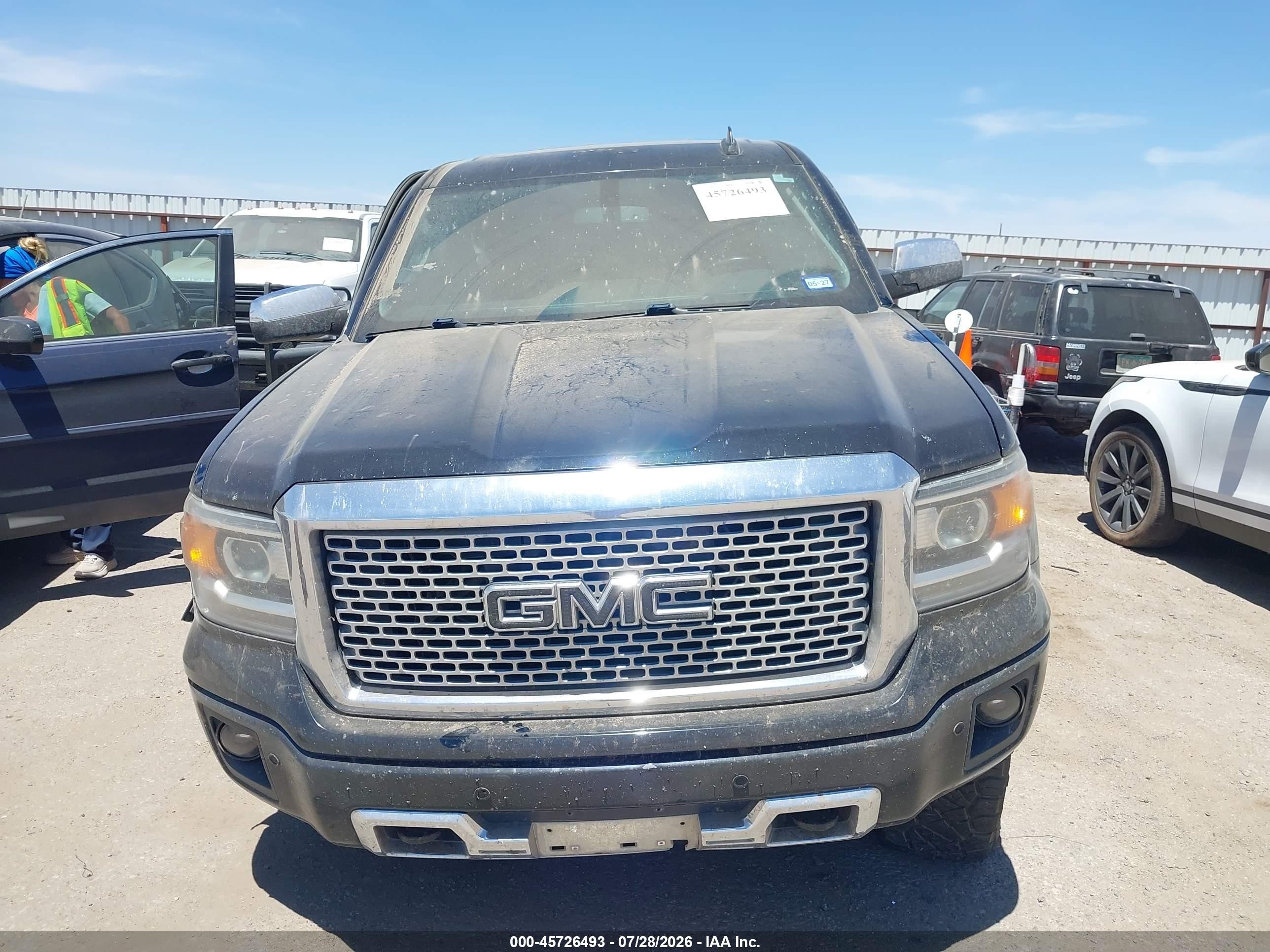 2015 Gmc Sierra 1500 Denali Черный vin: 3GTP1WEC5FG450880