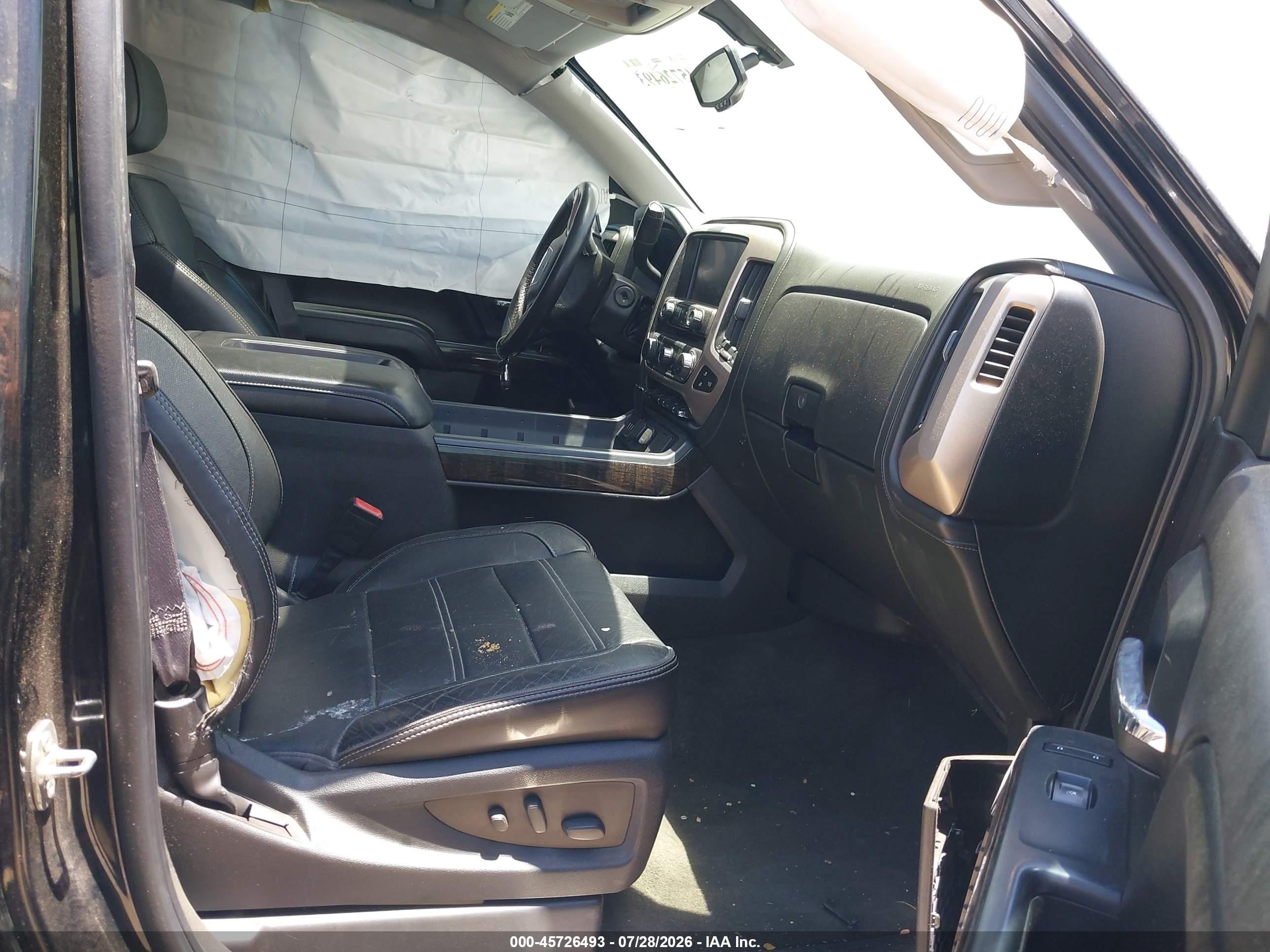 2015 Gmc Sierra 1500 Denali Черный vin: 3GTP1WEC5FG450880