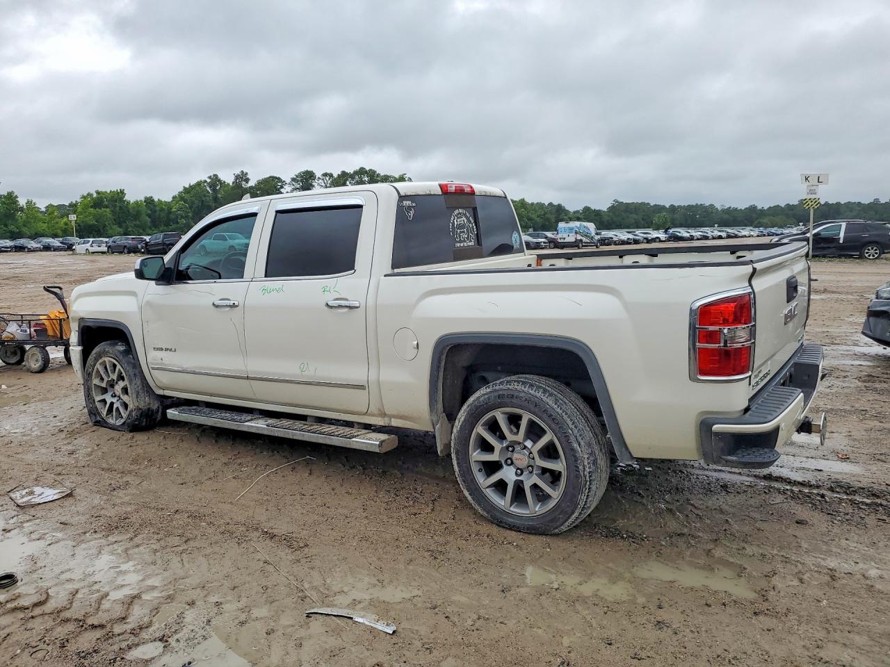 2015 Gmc Sierra C1500 Denali Белый vin: 3GTP1WEC6FG394691