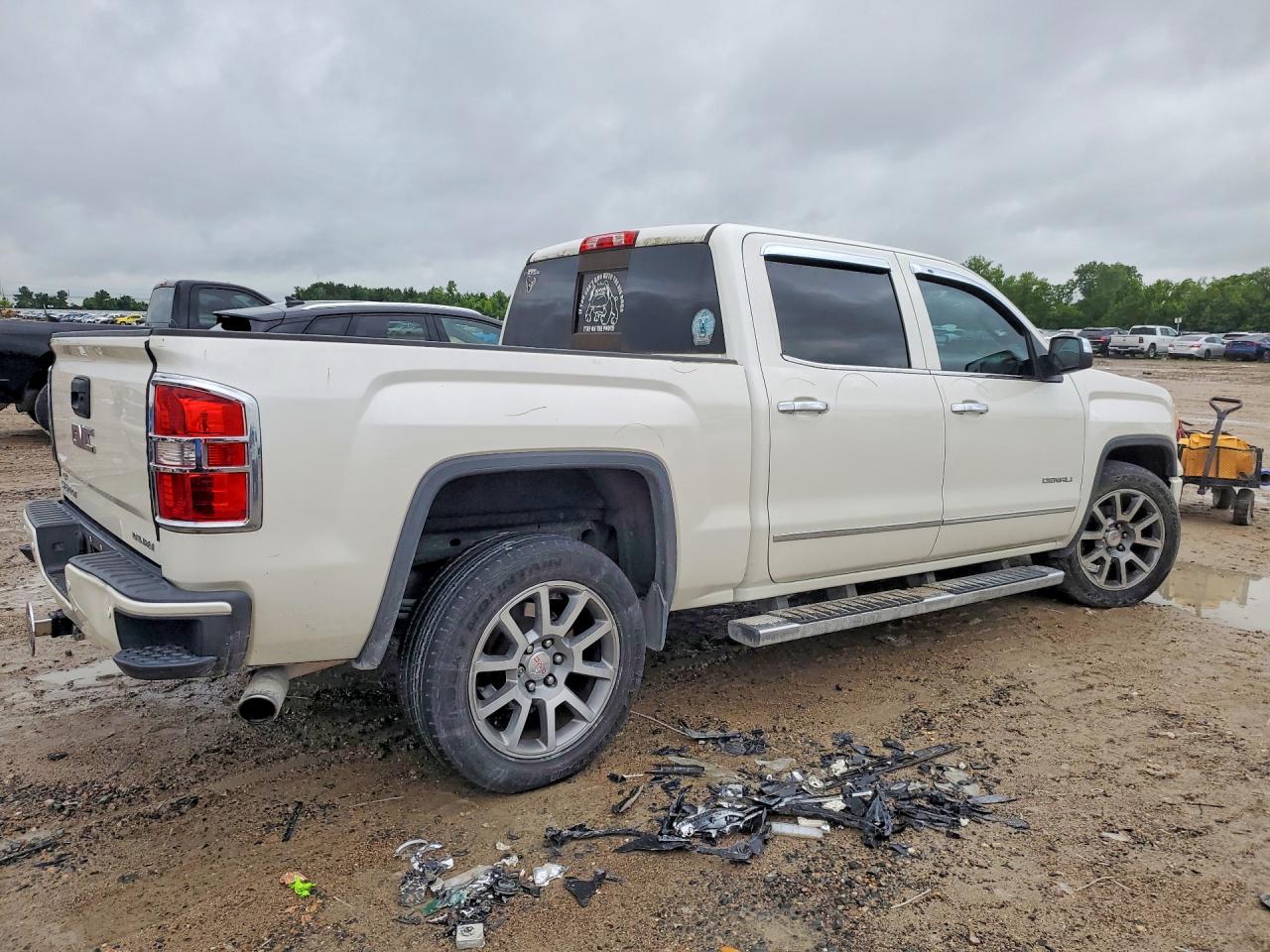 2015 Gmc Sierra C1500 Denali Белый vin: 3GTP1WEC6FG394691