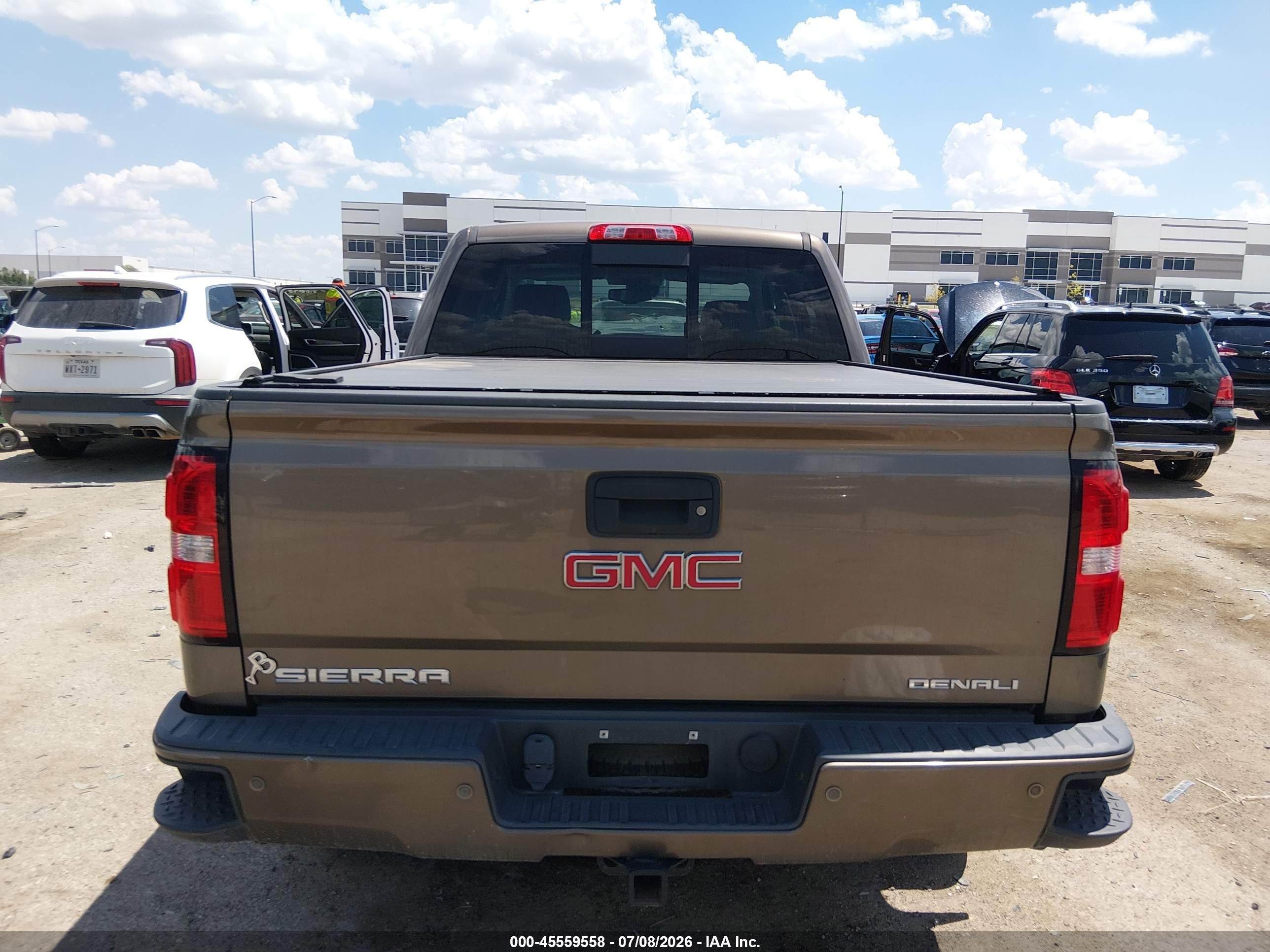 2015 Gmc Sierra 1500 Denali Brown vin: 3GTP1WEJ3FG355605