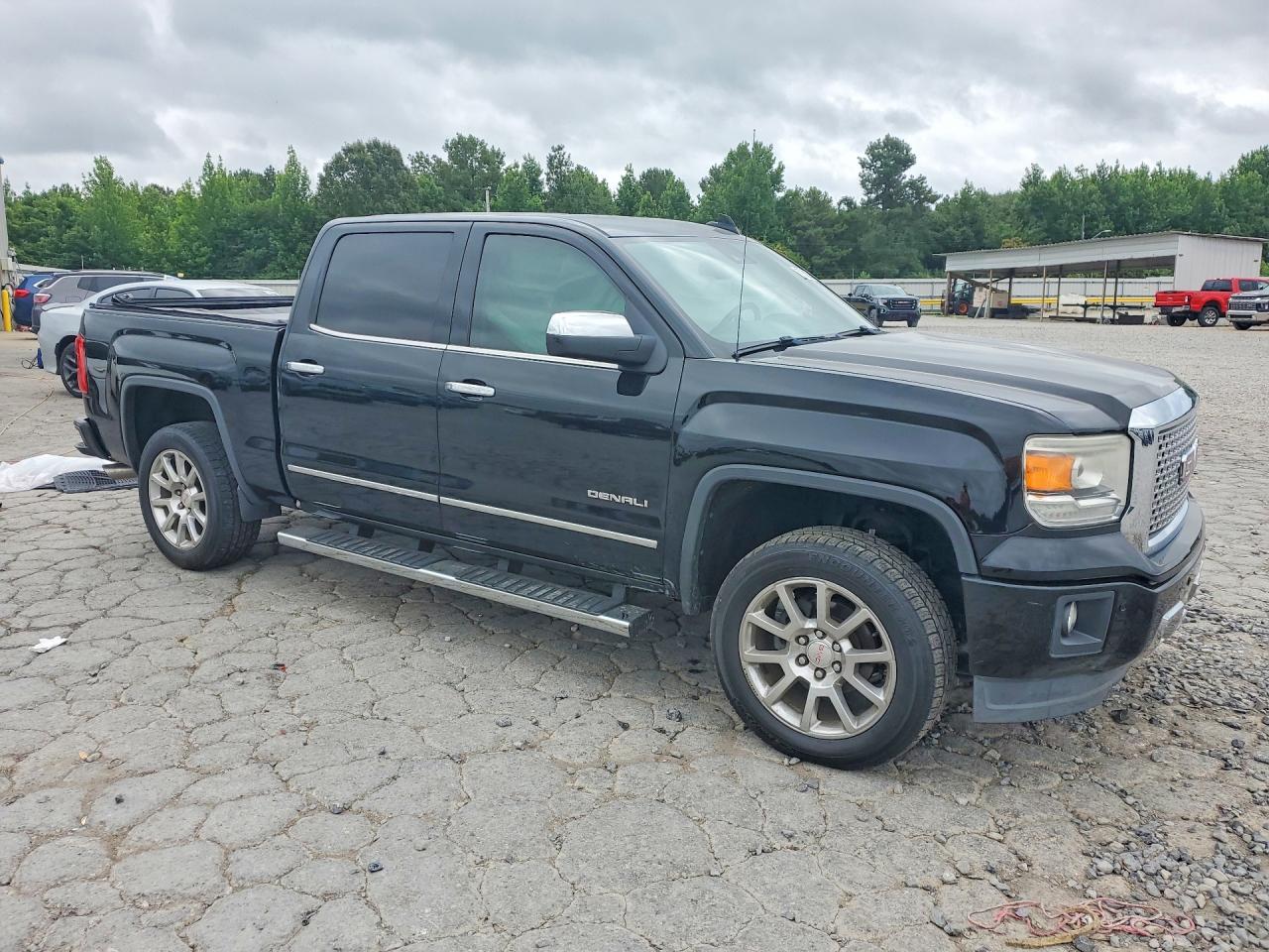 2015 Gmc Sierra C1500 Denali Black vin: 3GTP1WEJ6FG406501