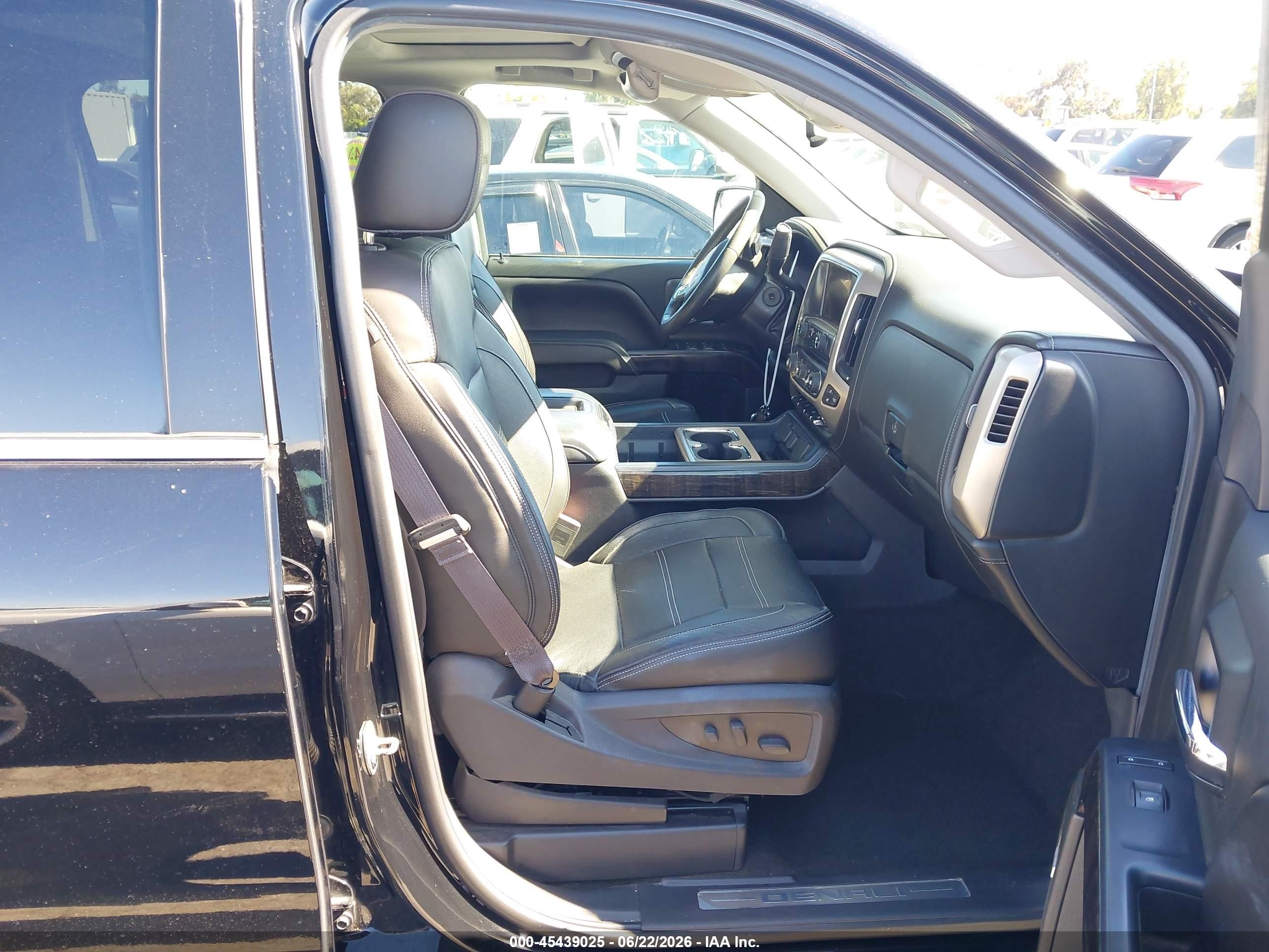 2014 Gmc Sierra 1500 Denali Black vin: 3GTP1WEJ7EG525429