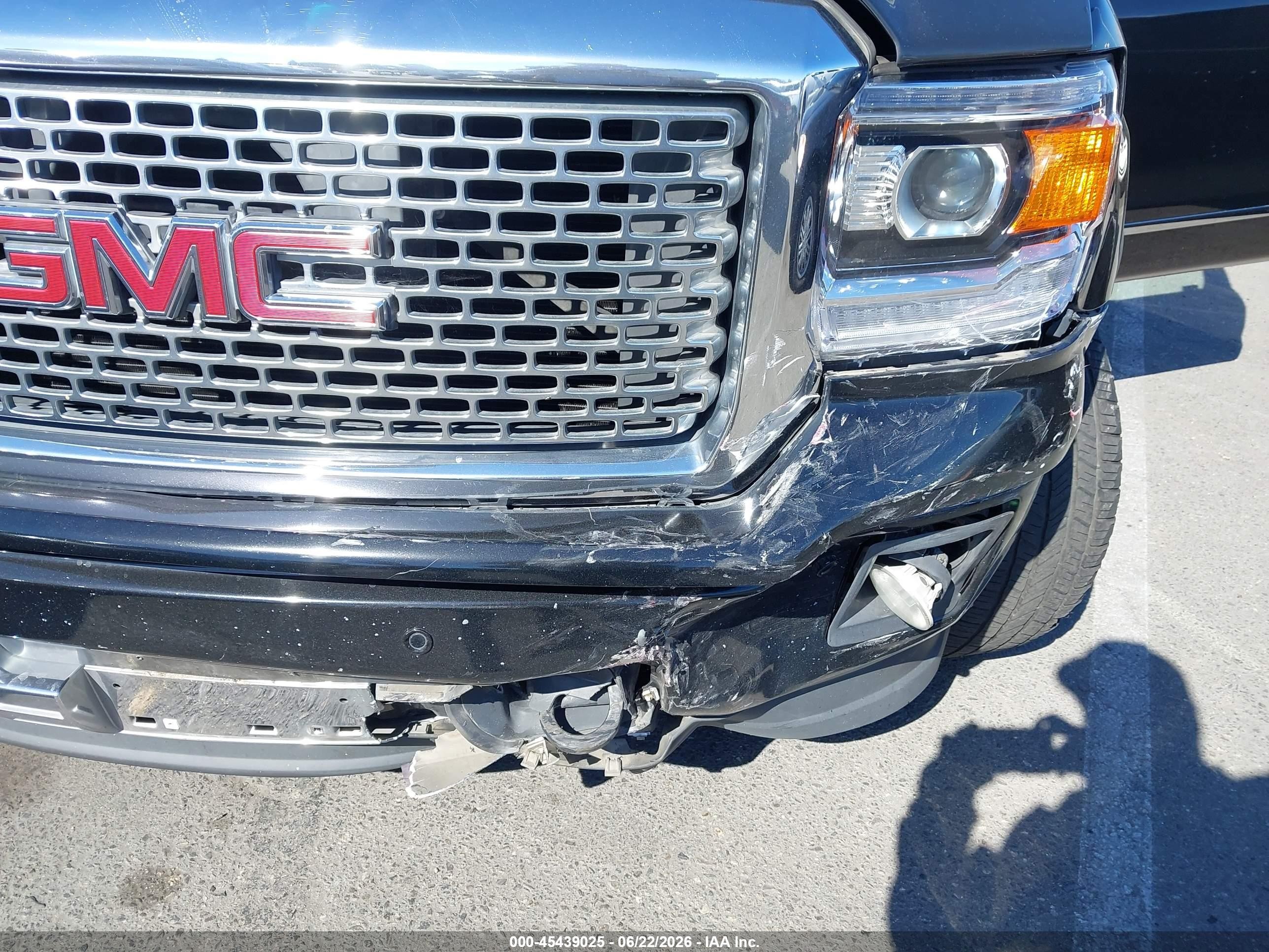 2014 Gmc Sierra 1500 Denali Black vin: 3GTP1WEJ7EG525429