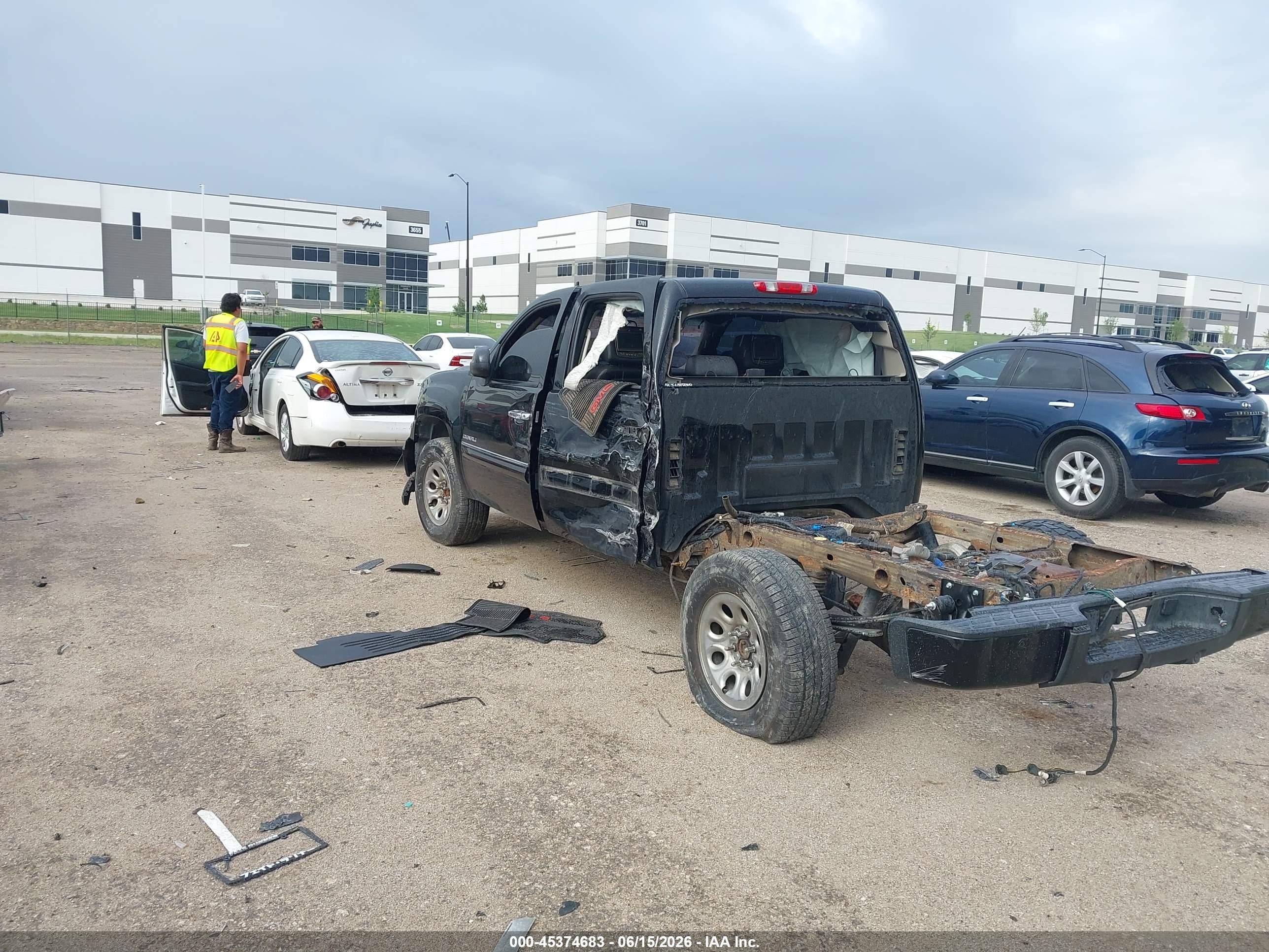 2013 Gmc Sierra 1500 Denali Black vin: 3GTP1XE28DG235231
