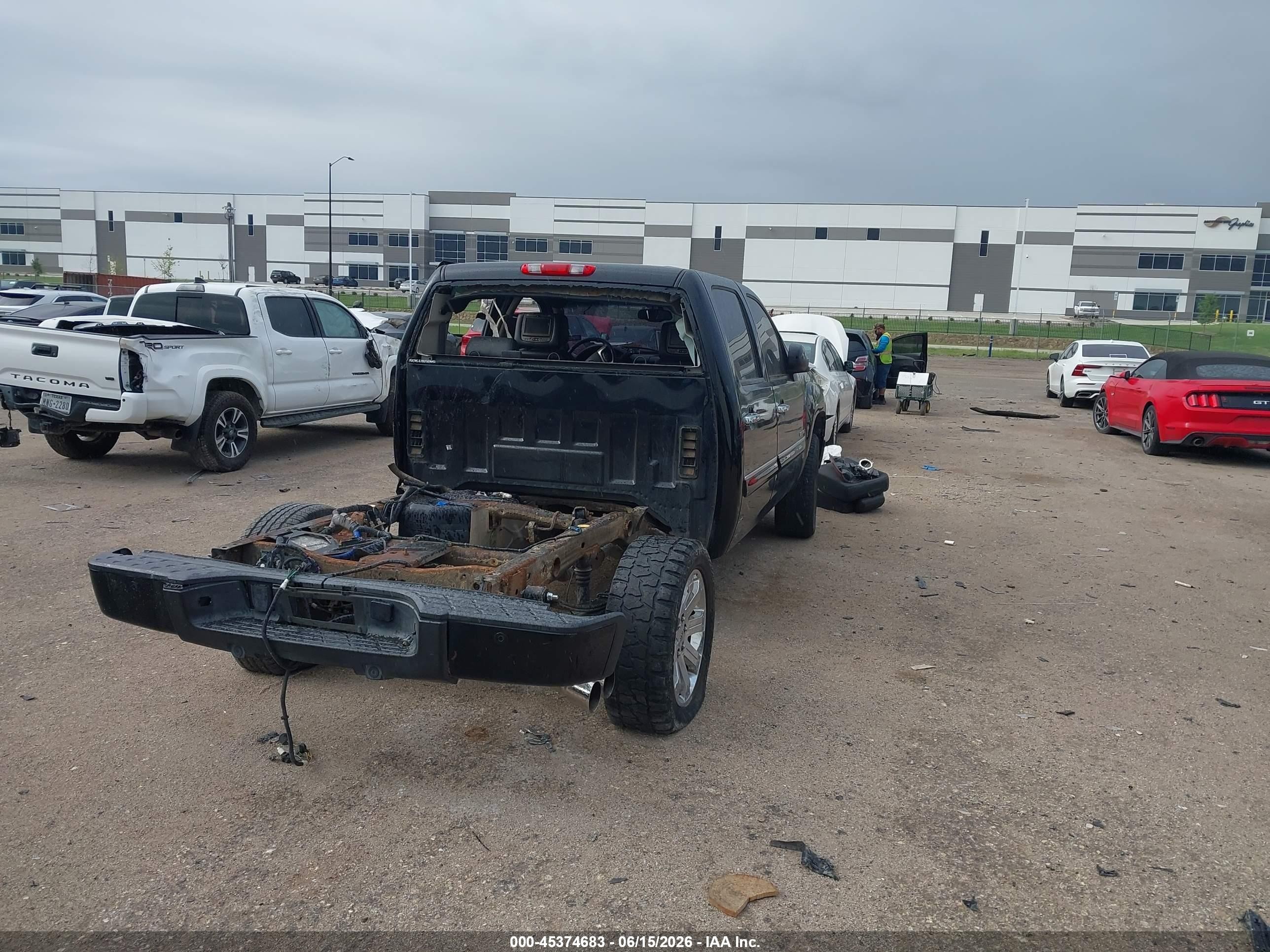2013 Gmc Sierra 1500 Denali Black vin: 3GTP1XE28DG235231