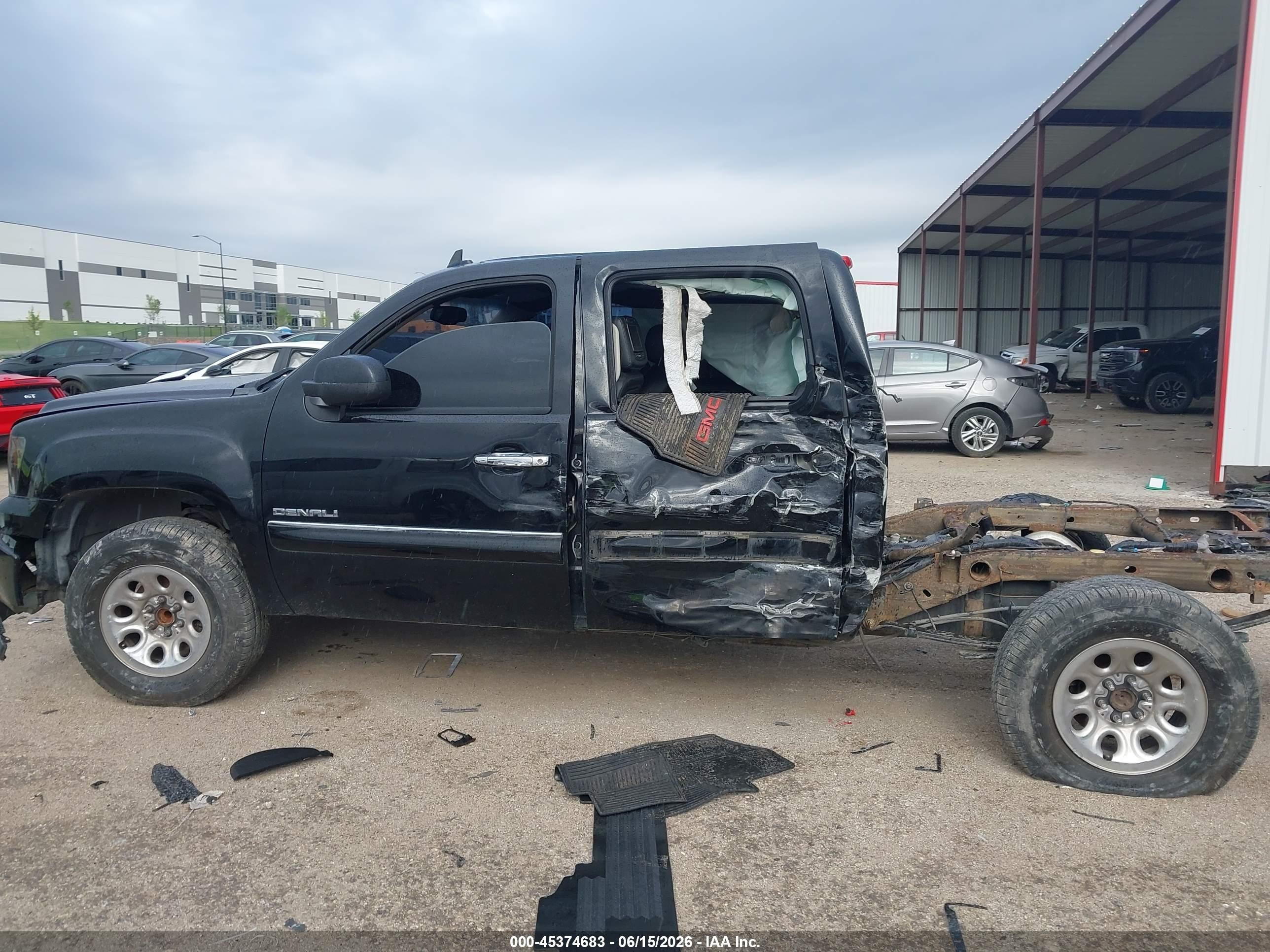 2013 Gmc Sierra 1500 Denali Black vin: 3GTP1XE28DG235231