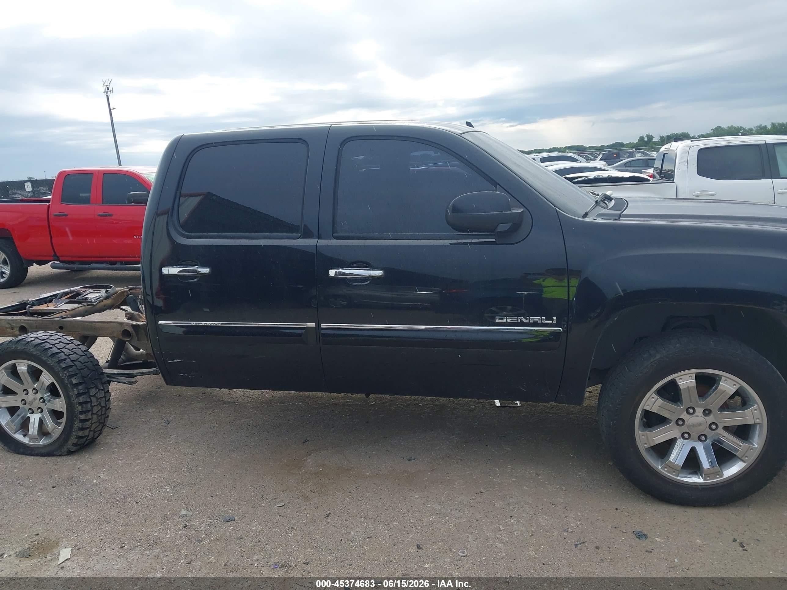 2013 Gmc Sierra 1500 Denali Black vin: 3GTP1XE28DG235231
