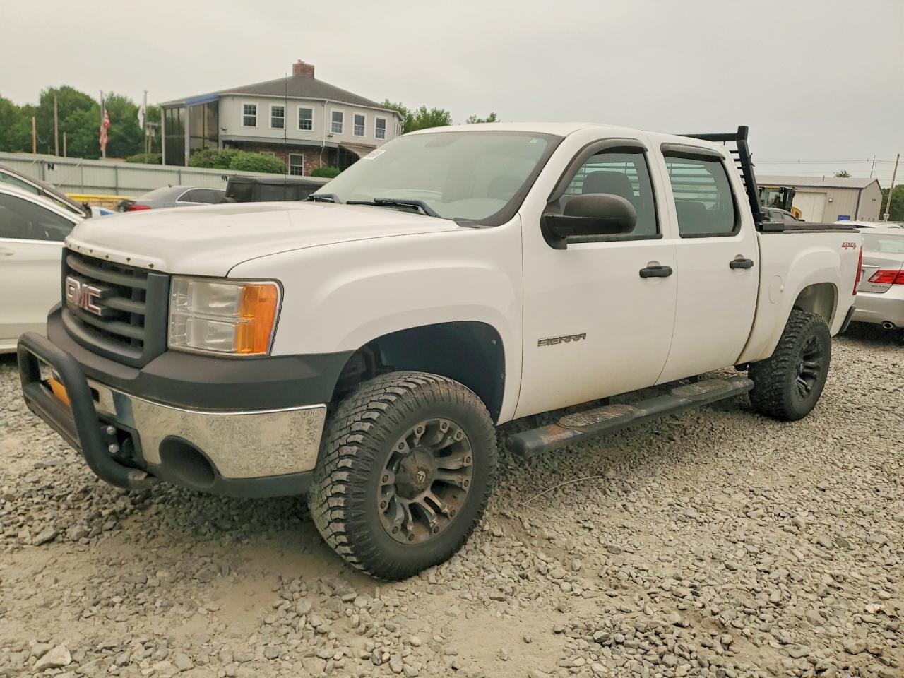 2011 Gmc Sierra K1500 White vin: 3GTP2TEA2BG355097
