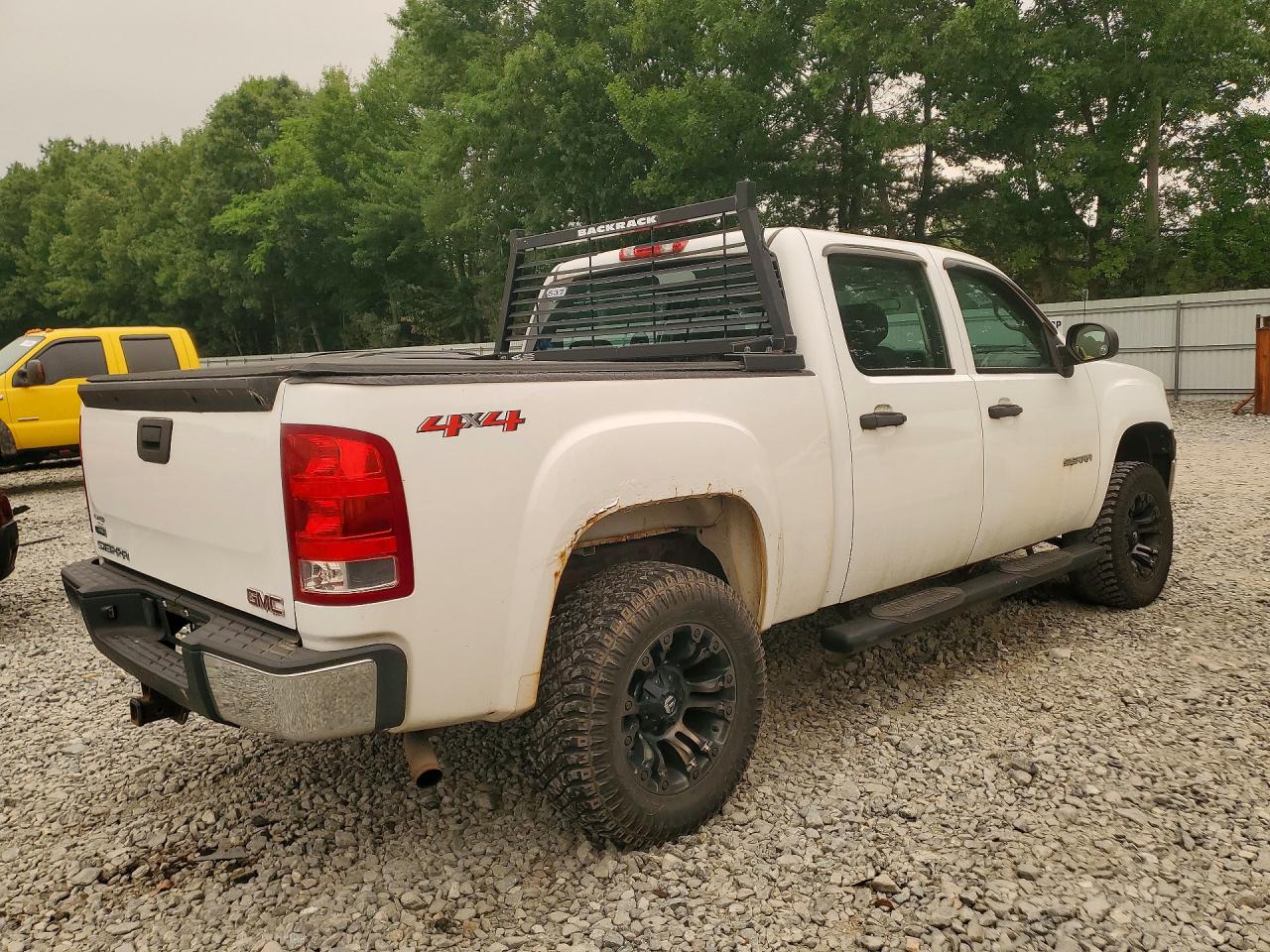2011 Gmc Sierra K1500 White vin: 3GTP2TEA2BG355097