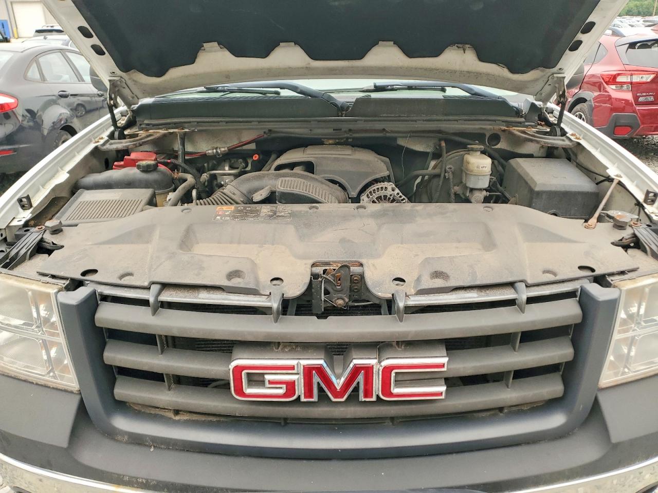 2011 Gmc Sierra K1500 White vin: 3GTP2TEA2BG355097