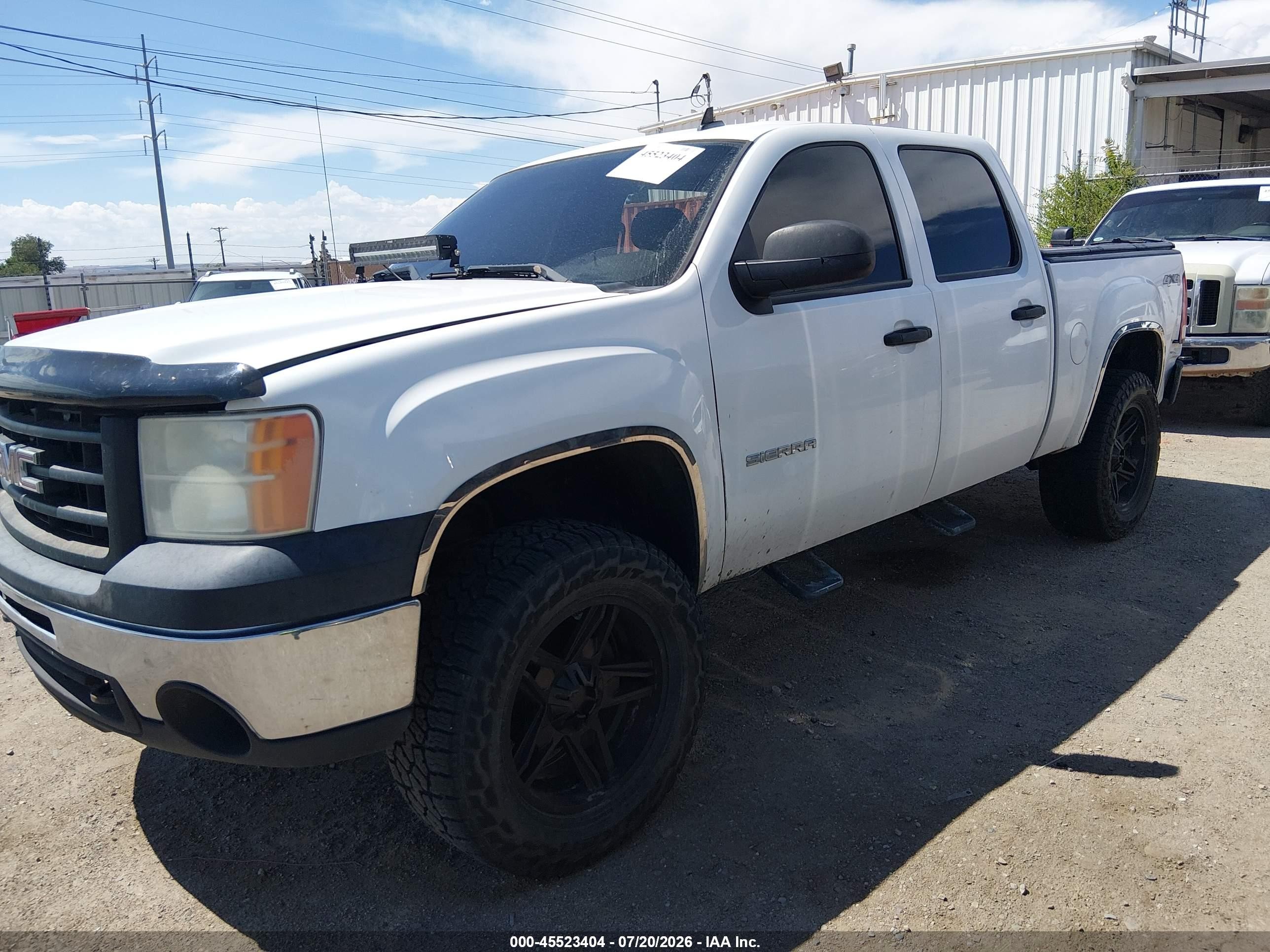 2011 Gmc Sierra 1500 Work Truck White vin: 3GTP2TEAXBG349533