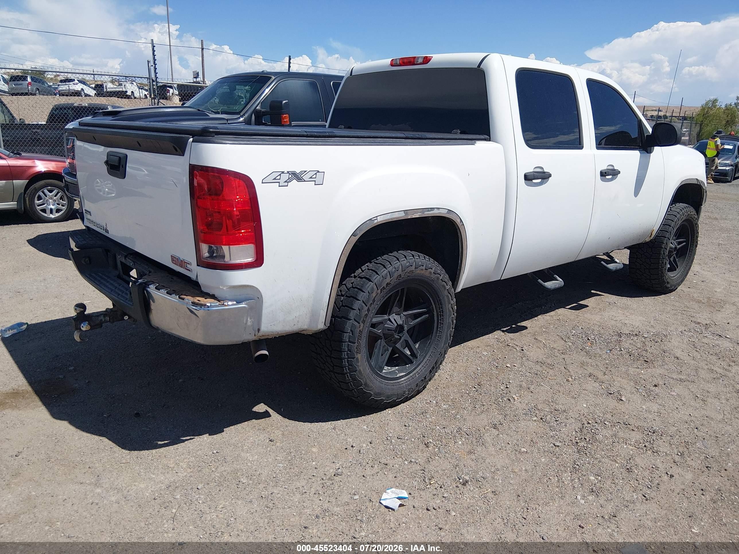 2011 Gmc Sierra 1500 Work Truck White vin: 3GTP2TEAXBG349533