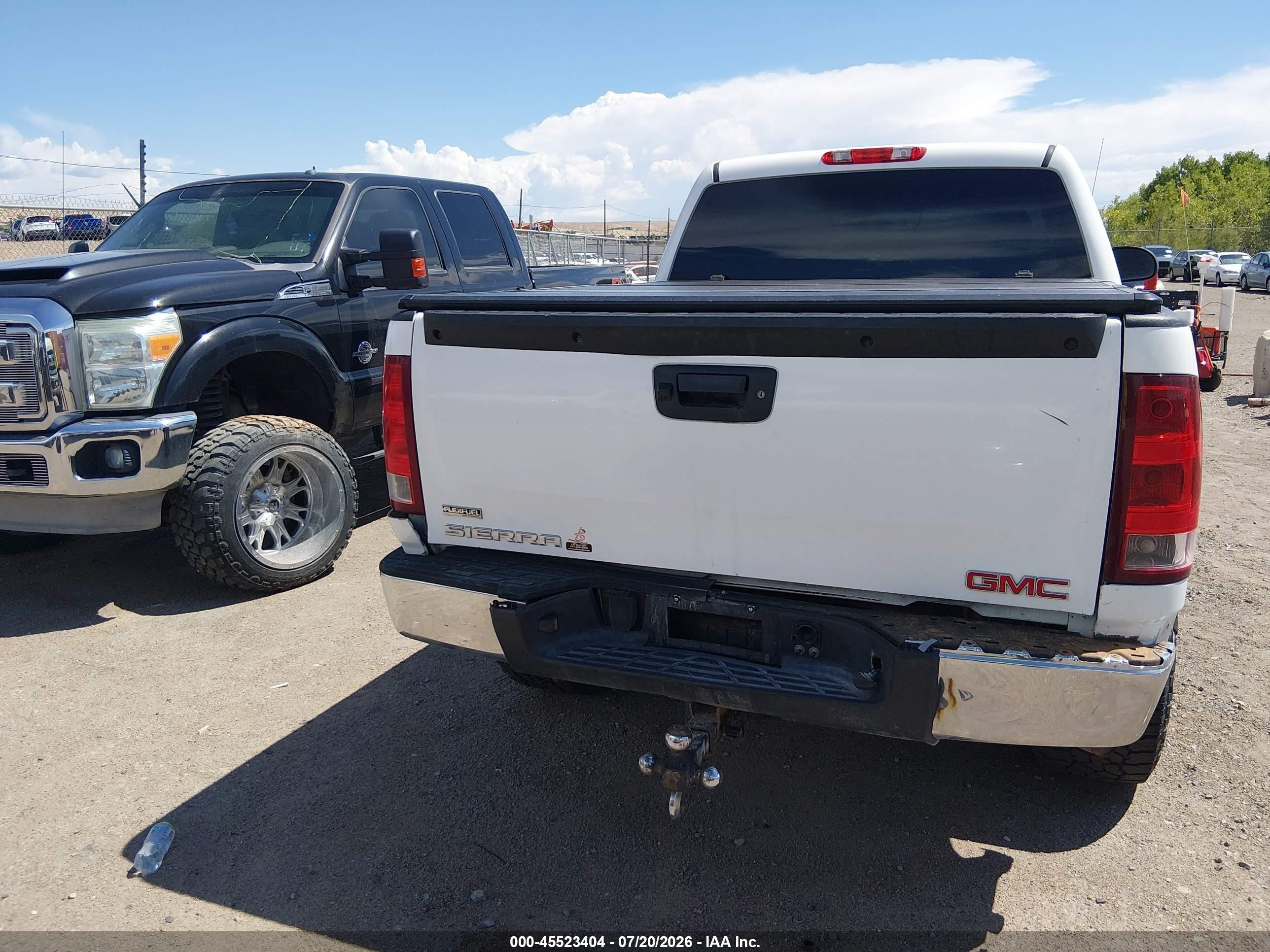 2011 Gmc Sierra 1500 Work Truck White vin: 3GTP2TEAXBG349533