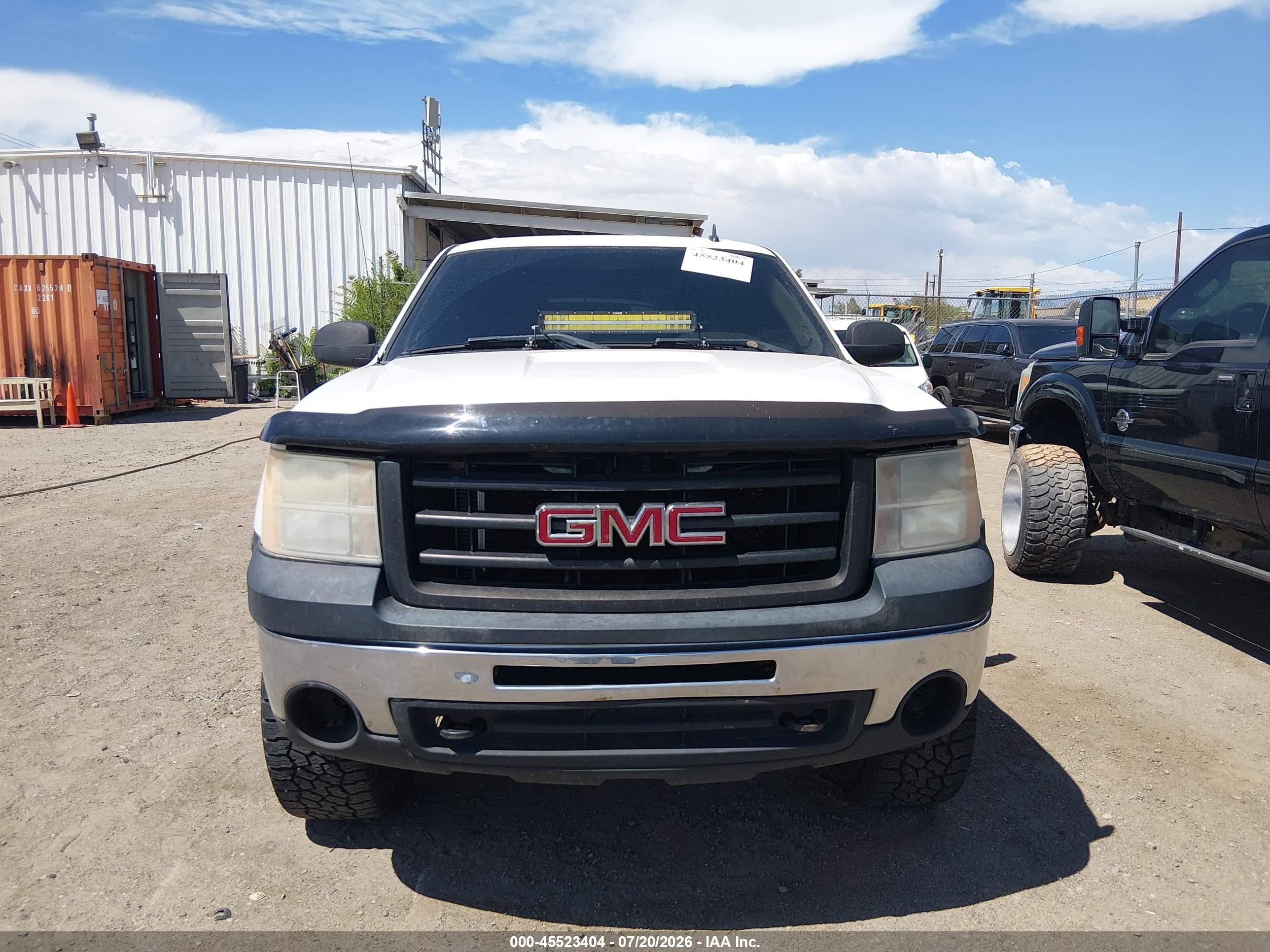 2011 Gmc Sierra 1500 Work Truck White vin: 3GTP2TEAXBG349533