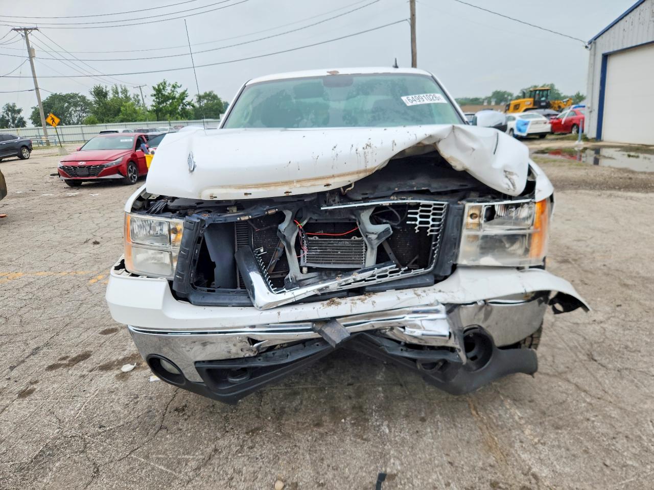 2011 Gmc Sierra K1500 Sl Белый vin: 3GTP2UEA0BG284844