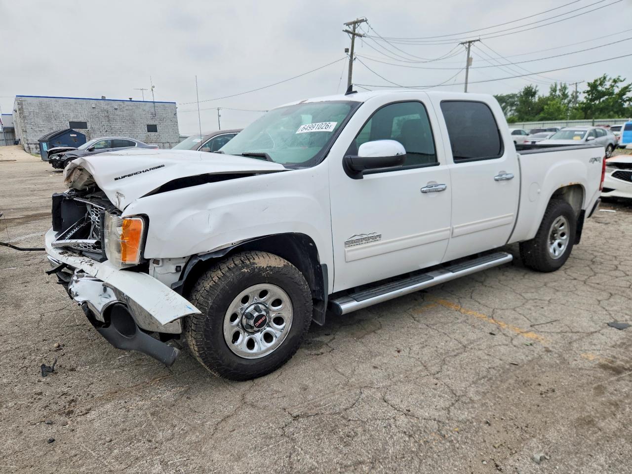 2011 Gmc Sierra K1500 Sl Белый vin: 3GTP2UEA0BG284844