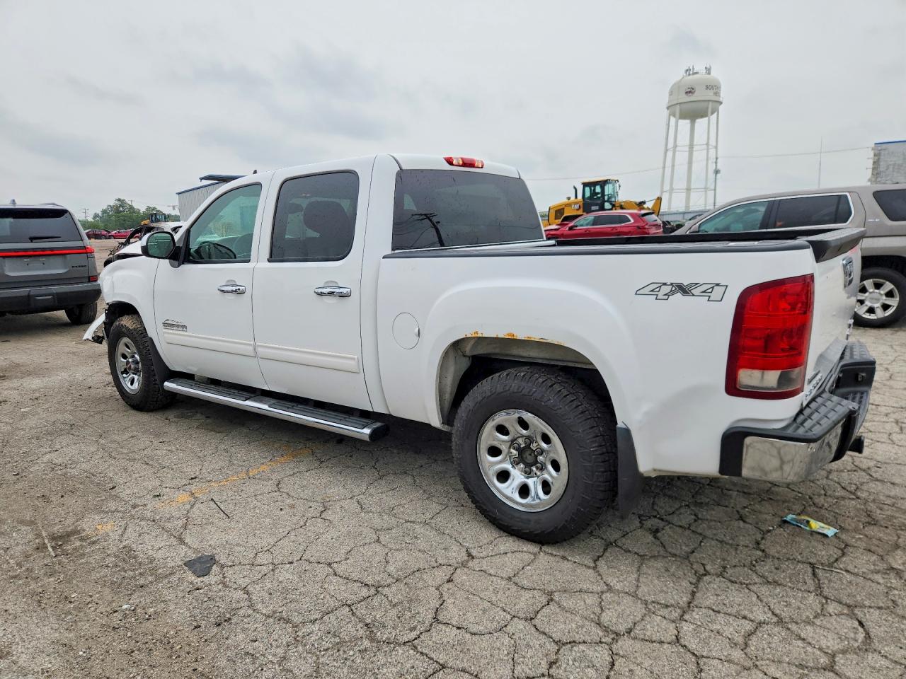 2011 Gmc Sierra K1500 Sl Белый vin: 3GTP2UEA0BG284844