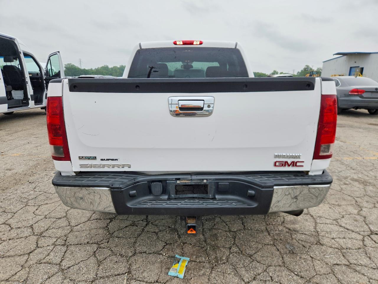2011 Gmc Sierra K1500 Sl Белый vin: 3GTP2UEA0BG284844