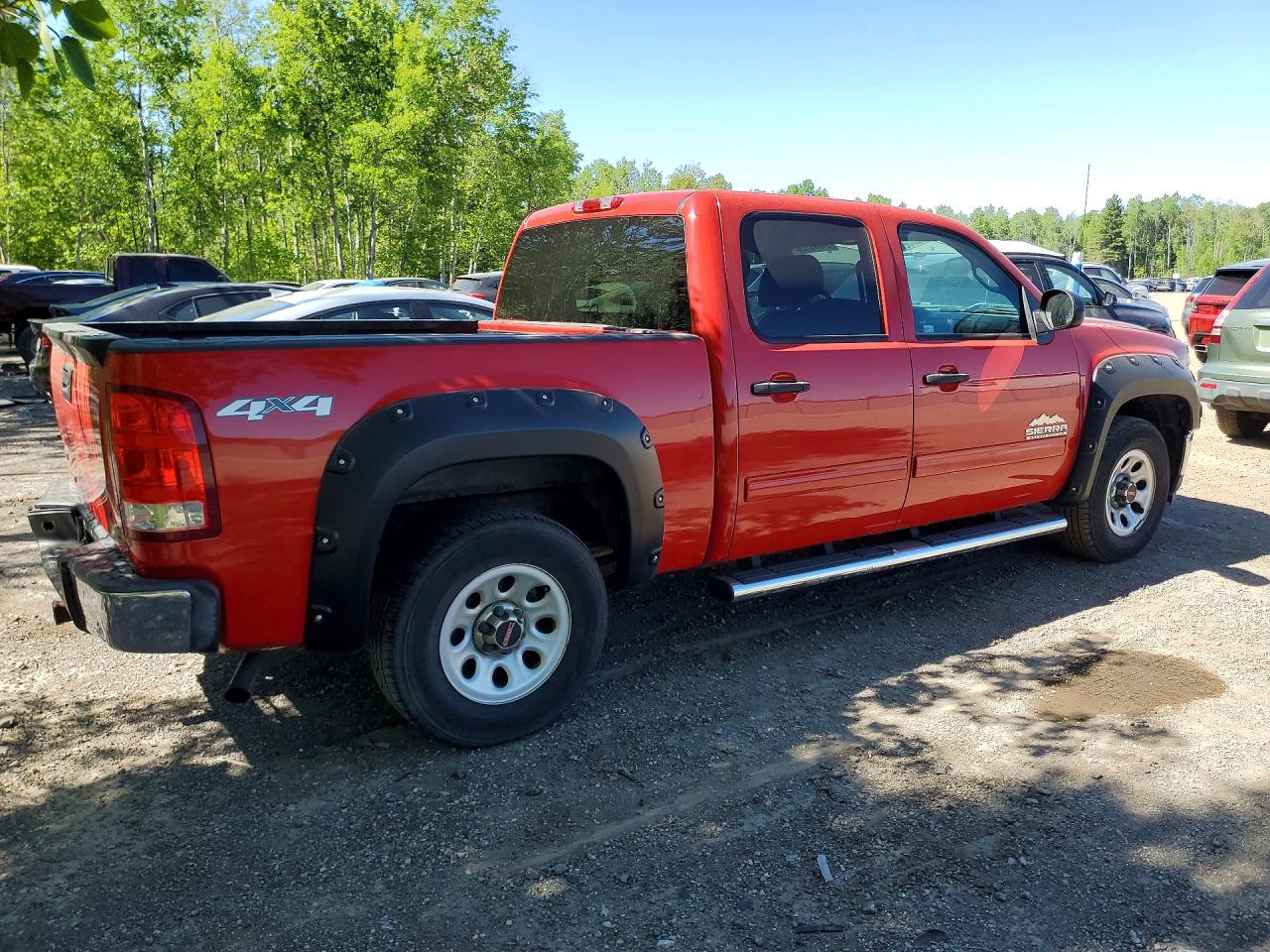 2011 Gmc Sierra K1500 Sl Red vin: 3GTP2UEA2BG156931