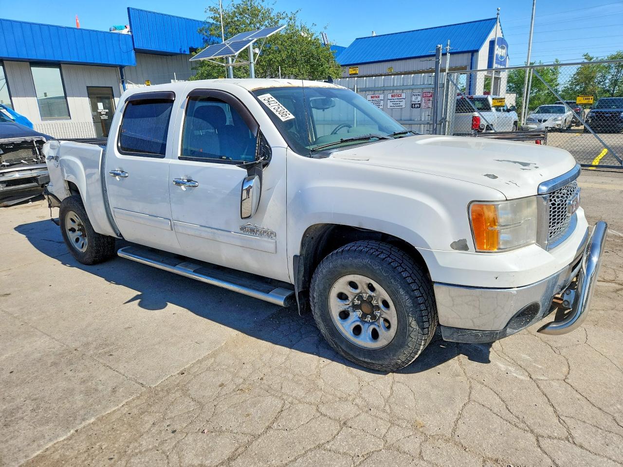 2011 Gmc Sierra K1500 Sl Белый vin: 3GTP2UEA2BG388512