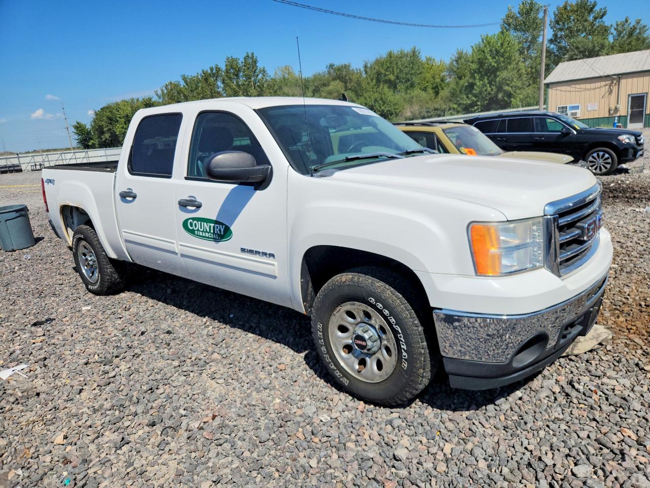 2012 Gmc Sierra K1500 Sl White vin: 3GTP2UEA4CG276151