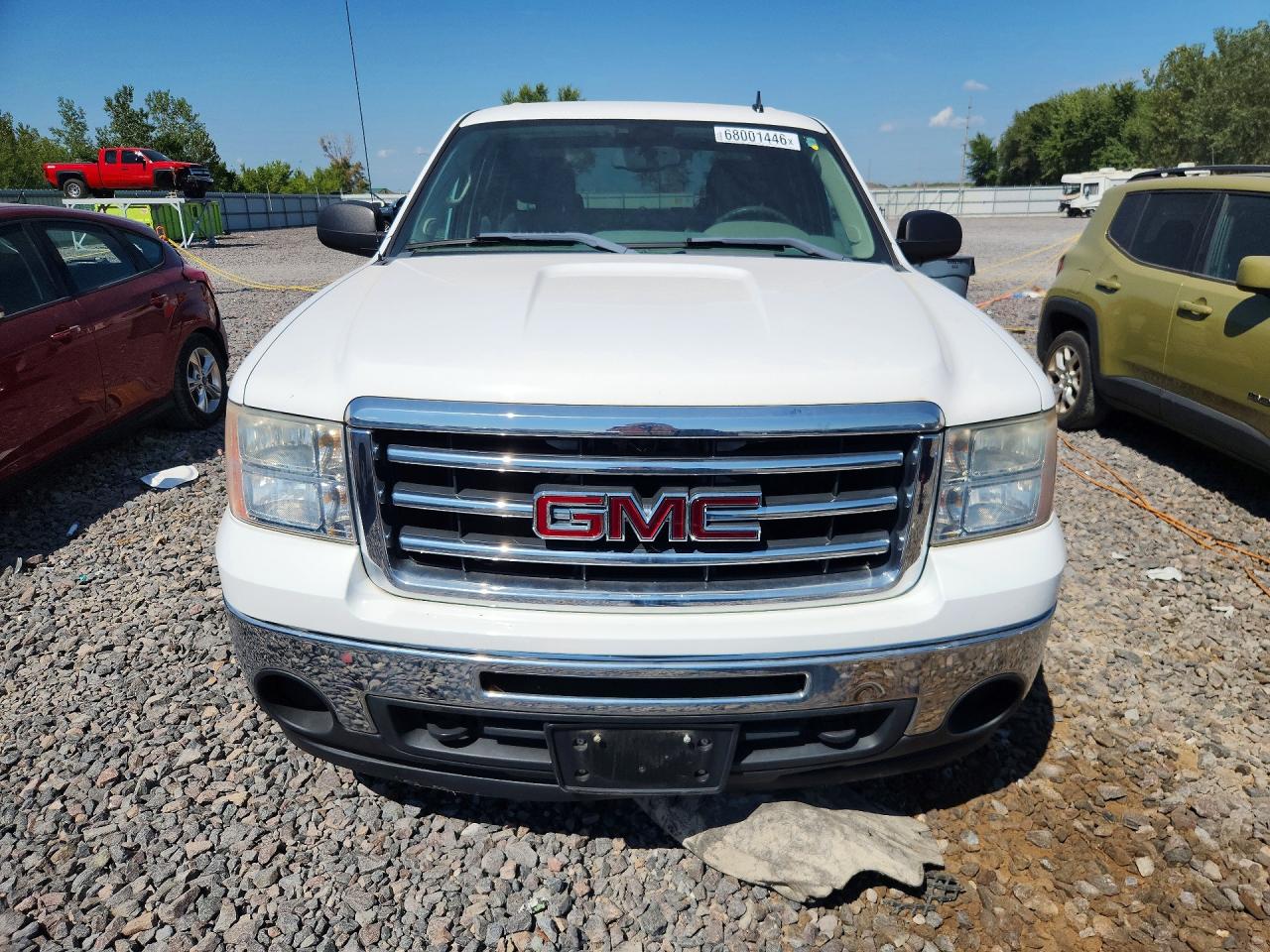 2012 Gmc Sierra K1500 Sl White vin: 3GTP2UEA4CG276151