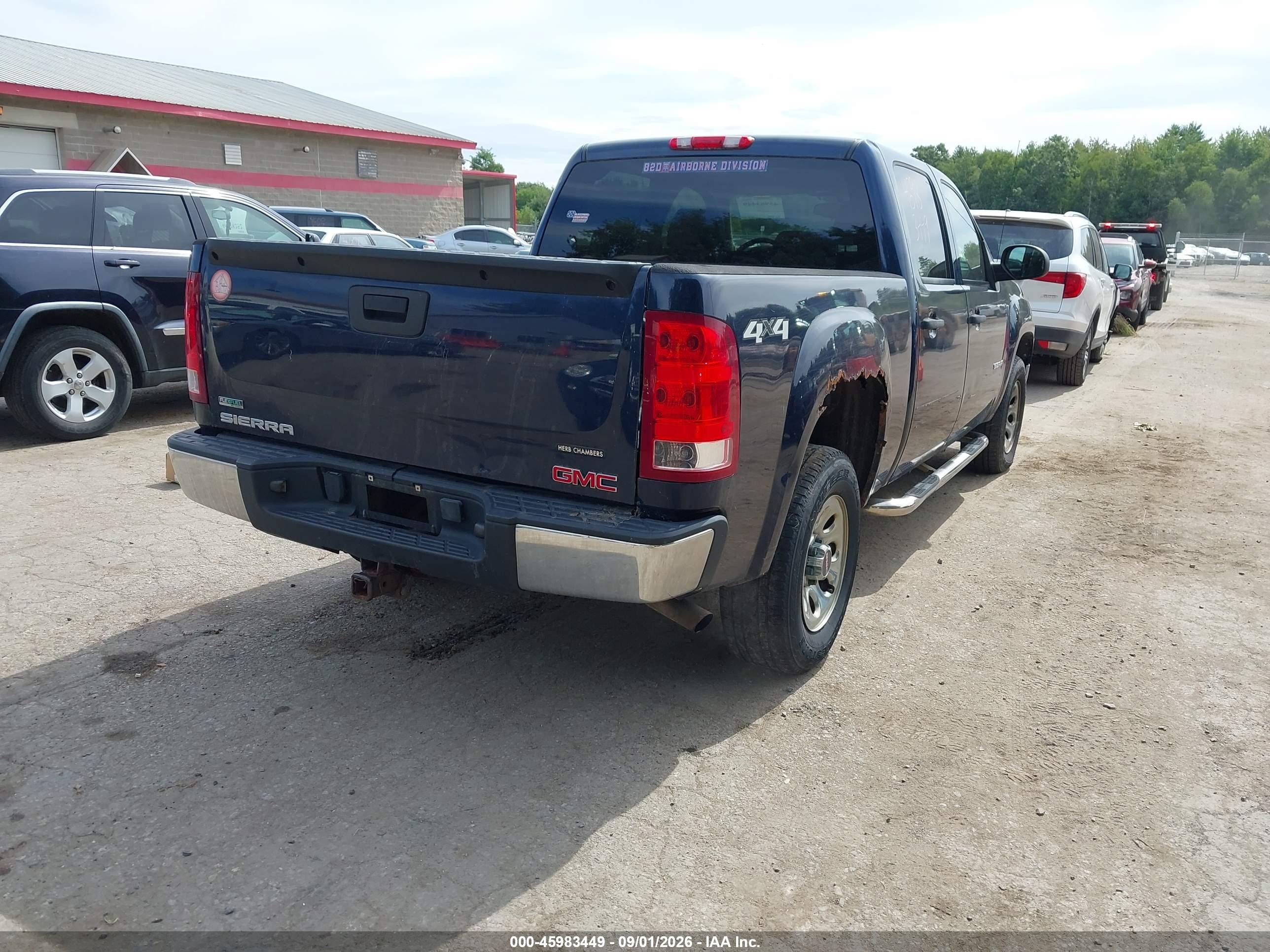 2011 Gmc Sierra 1500 Sl Blue vin: 3GTP2UEA5BG260829