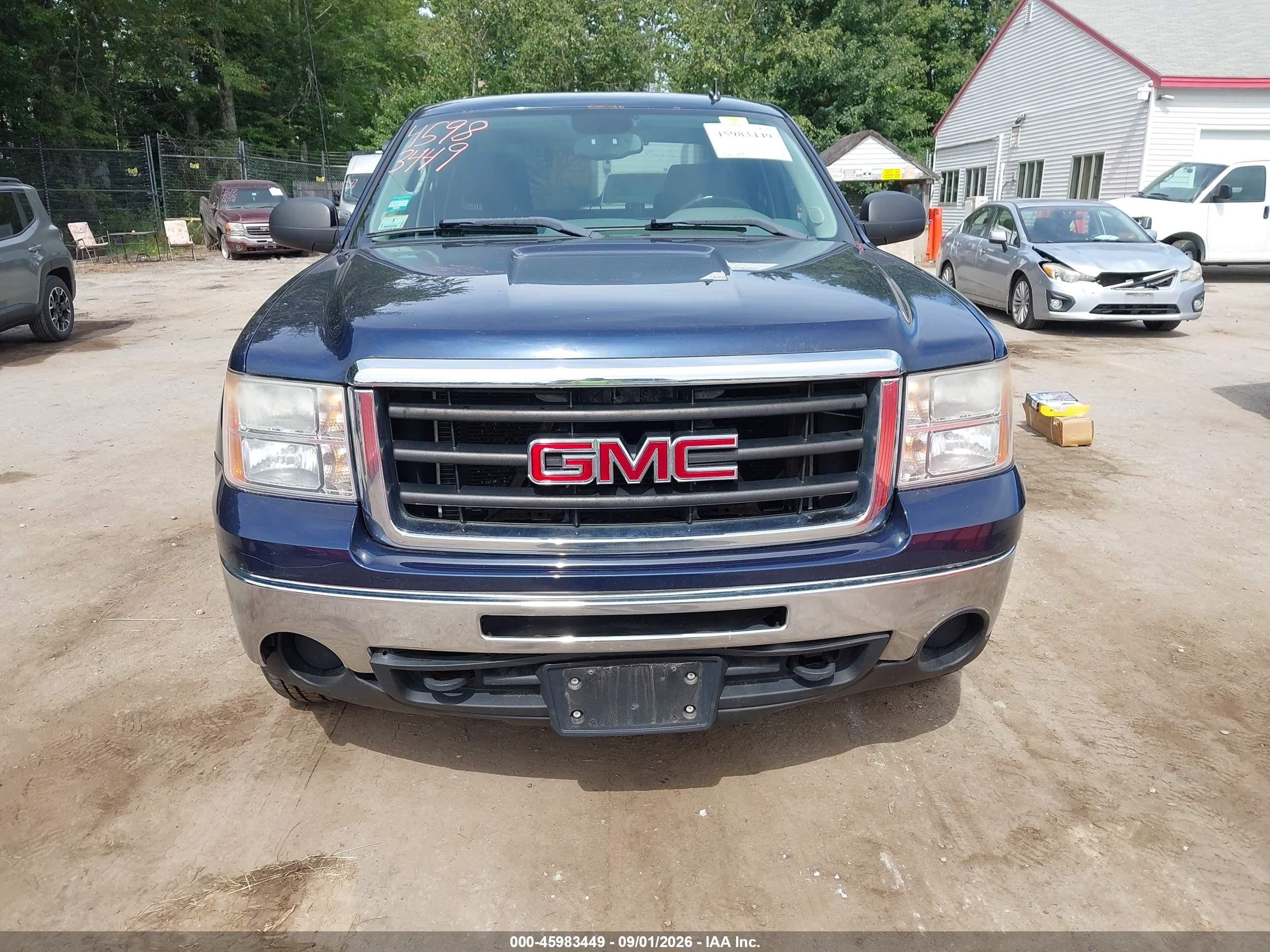 2011 Gmc Sierra 1500 Sl Blue vin: 3GTP2UEA5BG260829