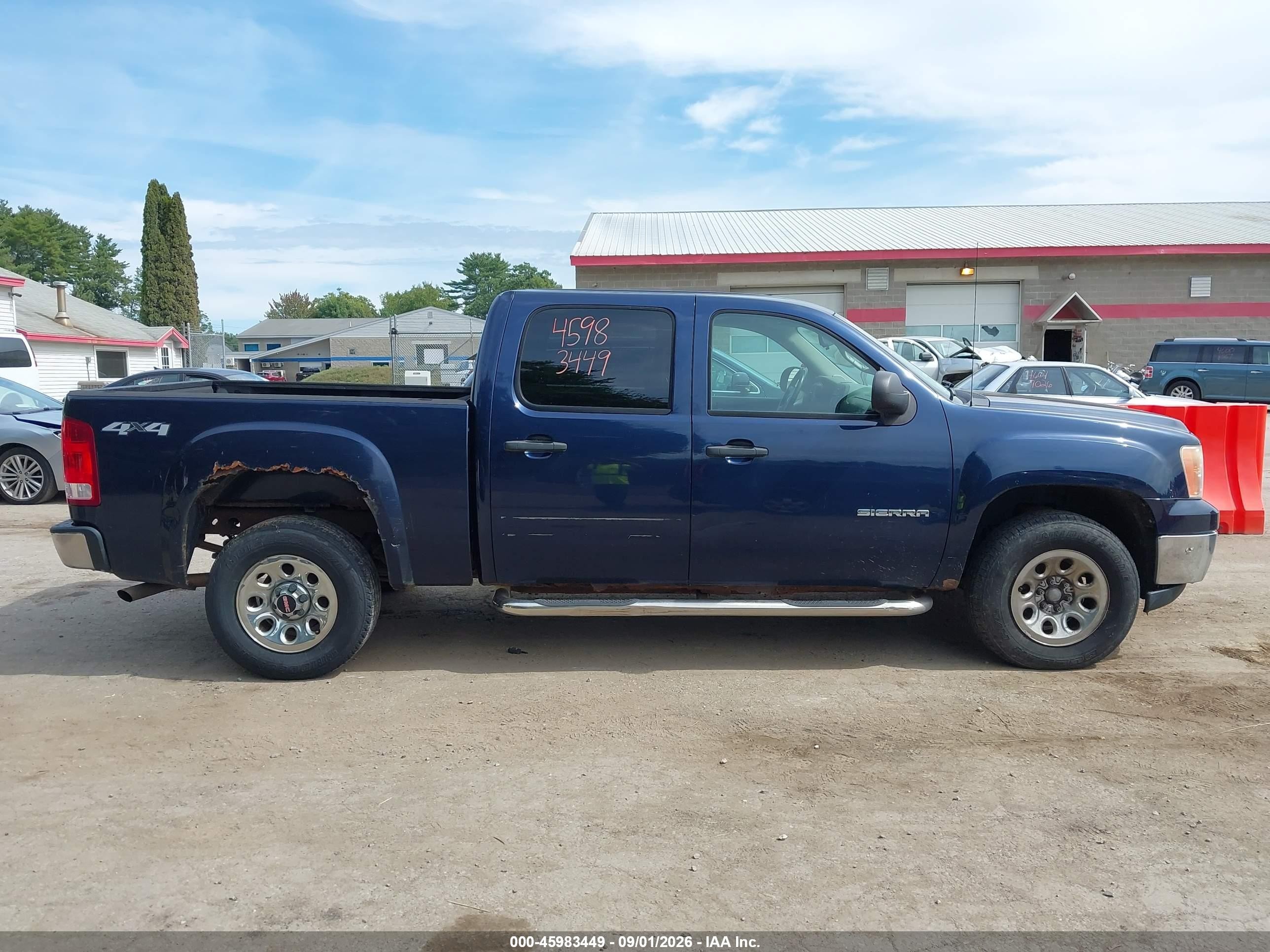 2011 Gmc Sierra 1500 Sl Blue vin: 3GTP2UEA5BG260829