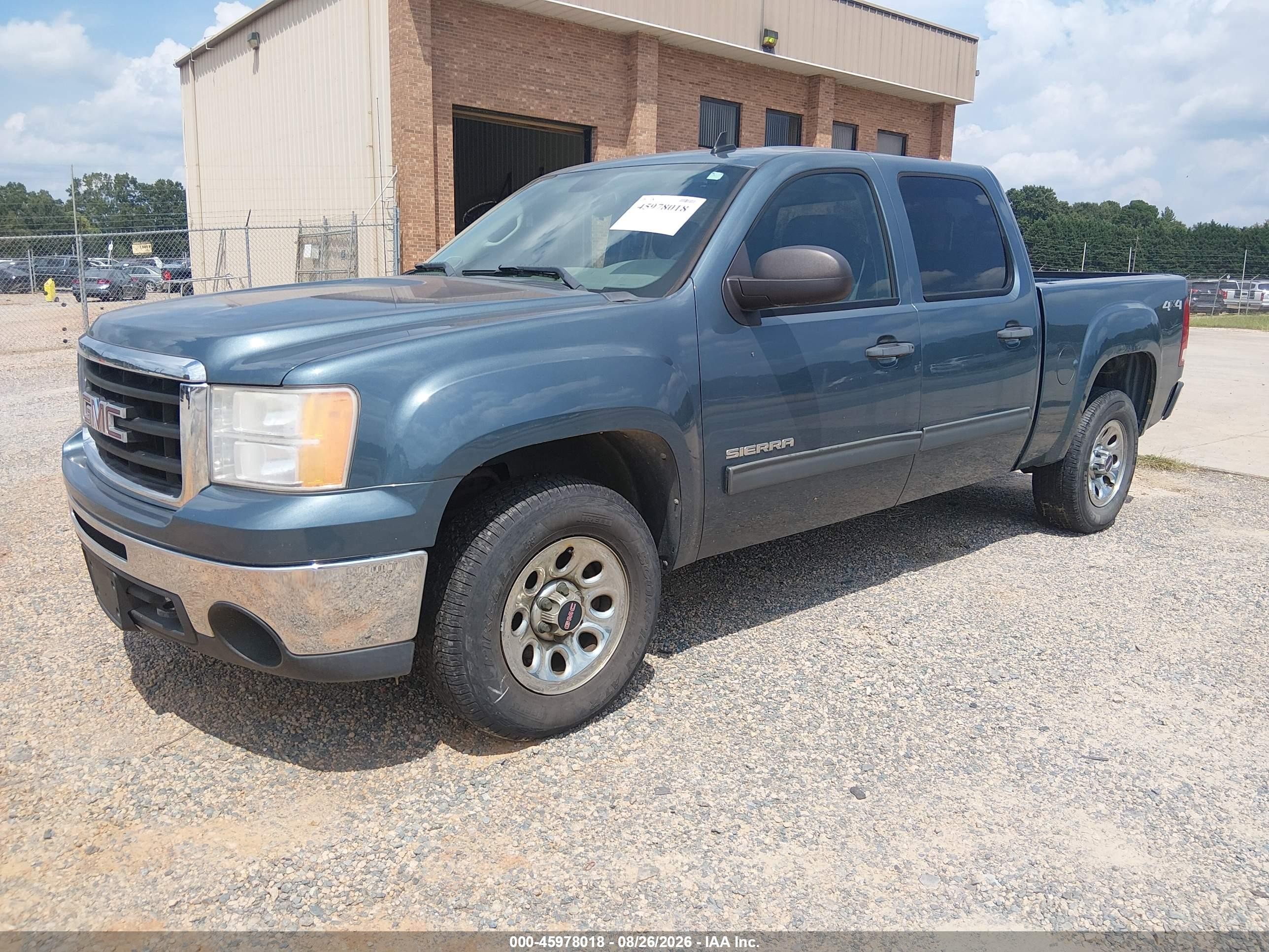 2011 Gmc Sierra 1500 Sl Light Blue vin: 3GTP2UEA5BG362549