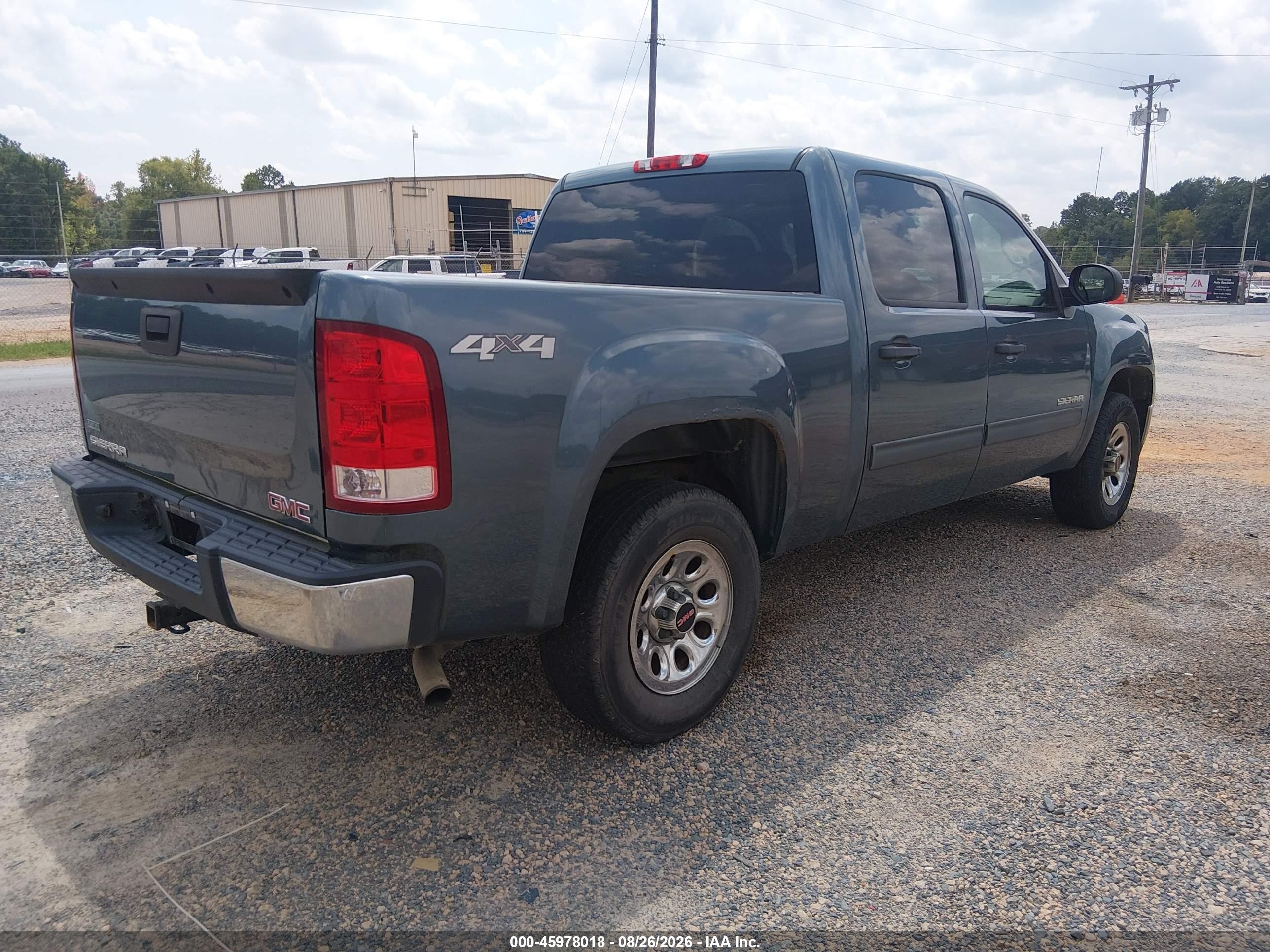 2011 Gmc Sierra 1500 Sl Light Blue vin: 3GTP2UEA5BG362549