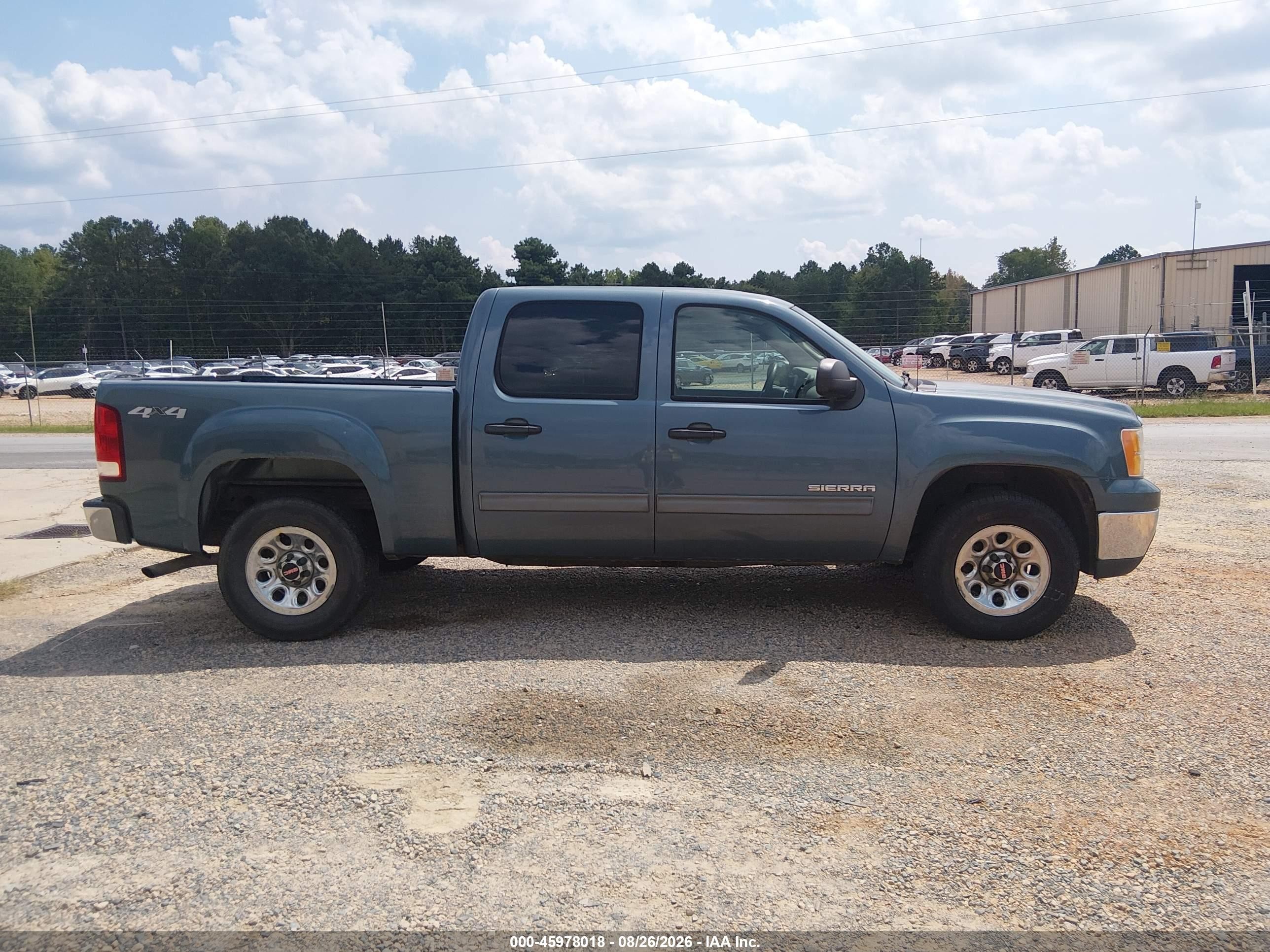 2011 Gmc Sierra 1500 Sl Light Blue vin: 3GTP2UEA5BG362549