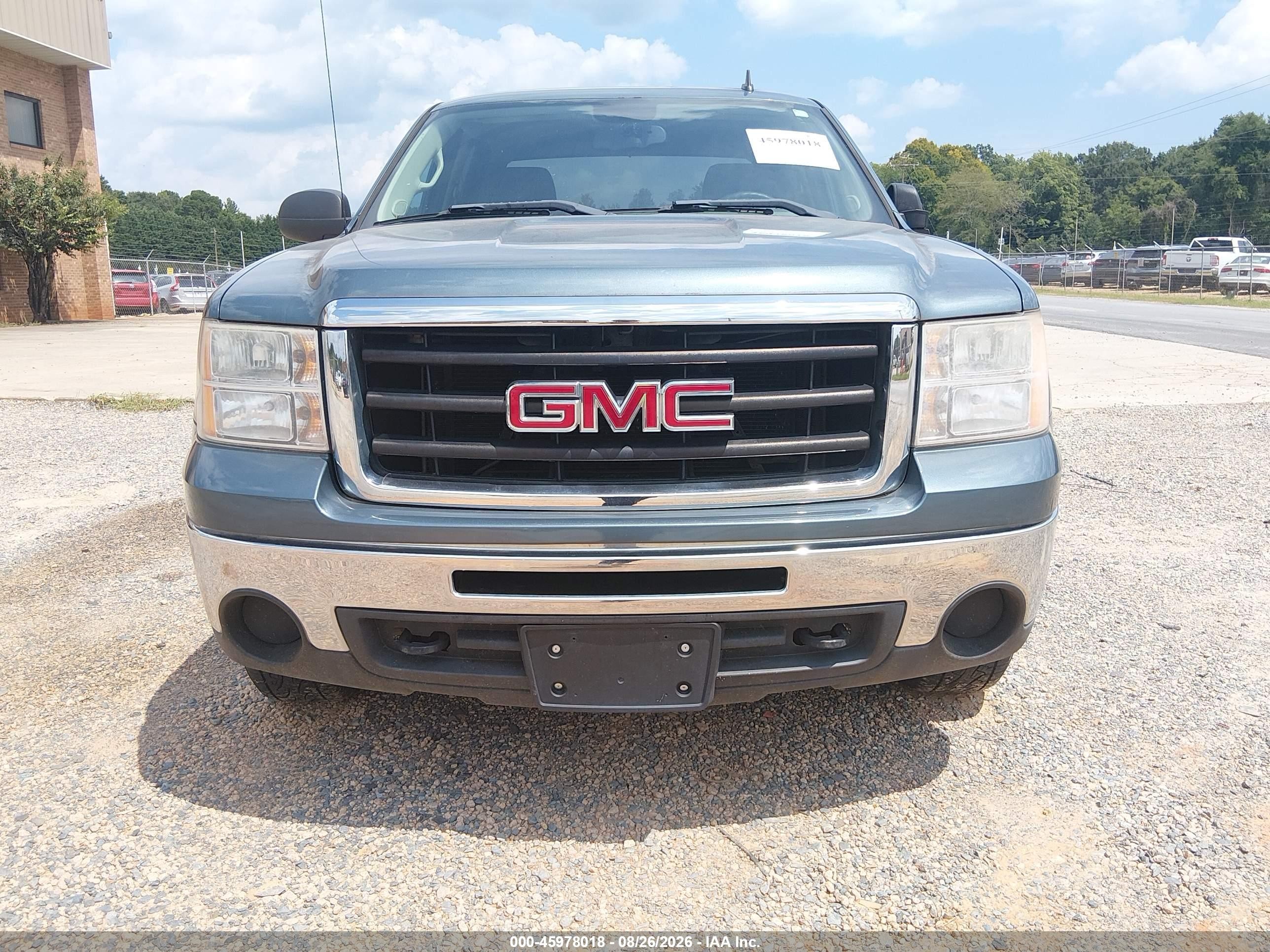 2011 Gmc Sierra 1500 Sl Light Blue vin: 3GTP2UEA5BG362549