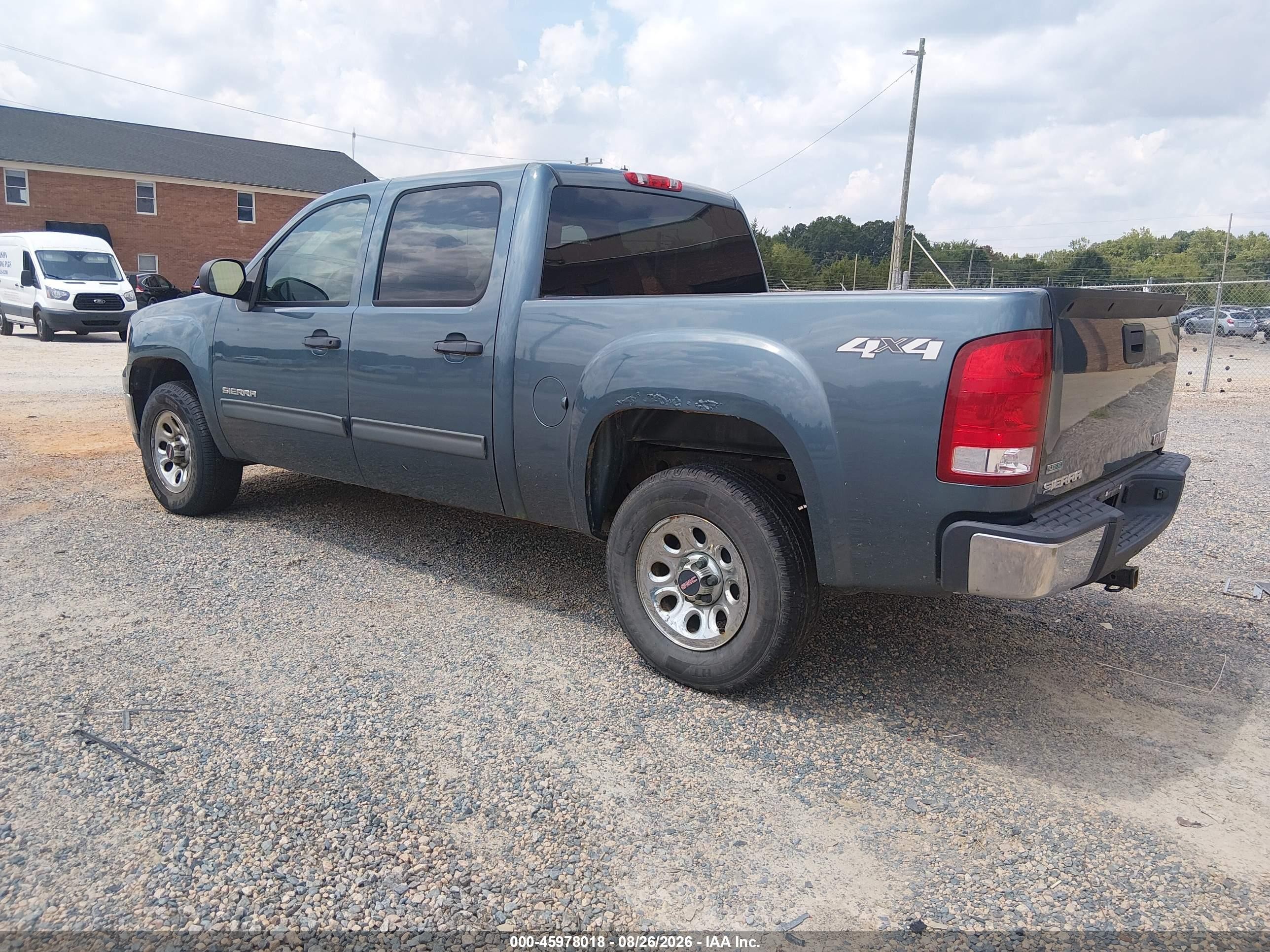 2011 Gmc Sierra 1500 Sl Light Blue vin: 3GTP2UEA5BG362549